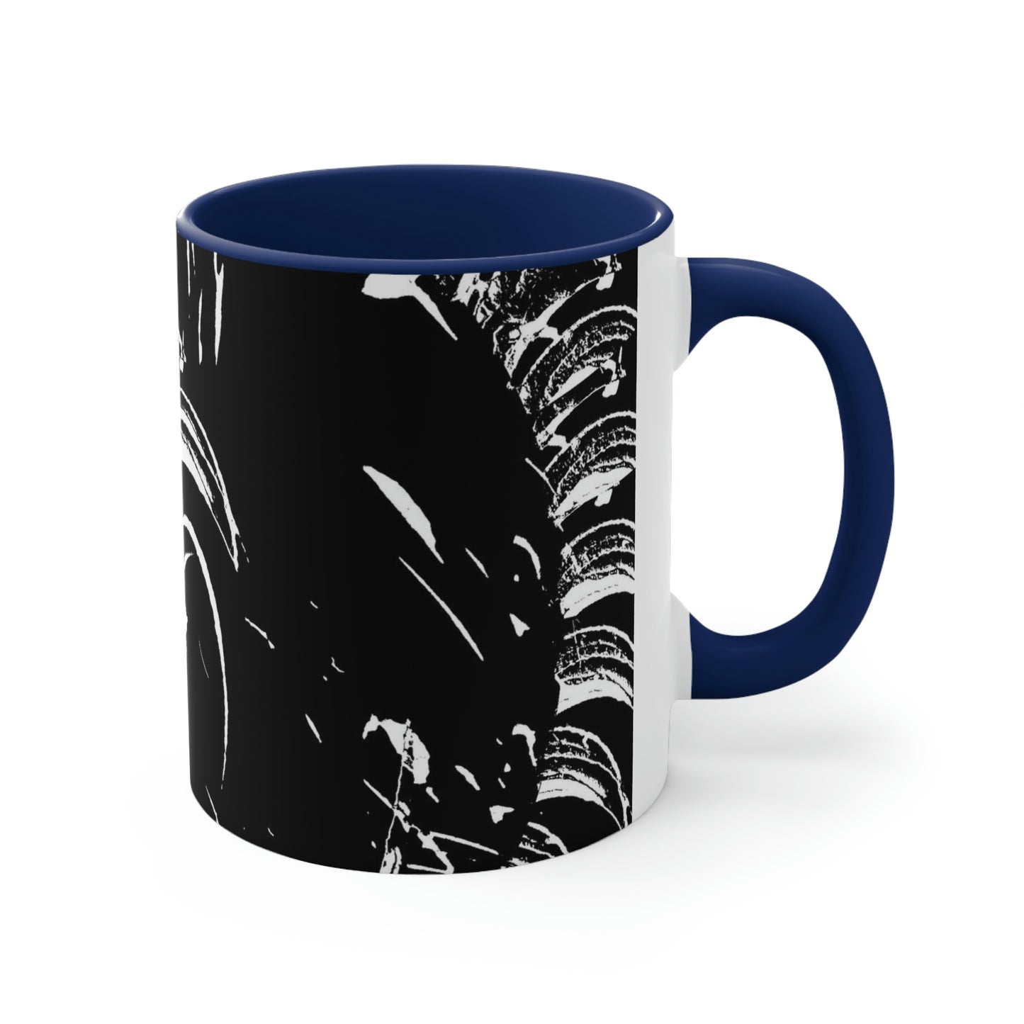 Accent Coffee Mug, 11oz ... "Waning Moon" ... Central Idaho ... October 2022 ... Rendering Time: 22 Hours ... Original Works ...