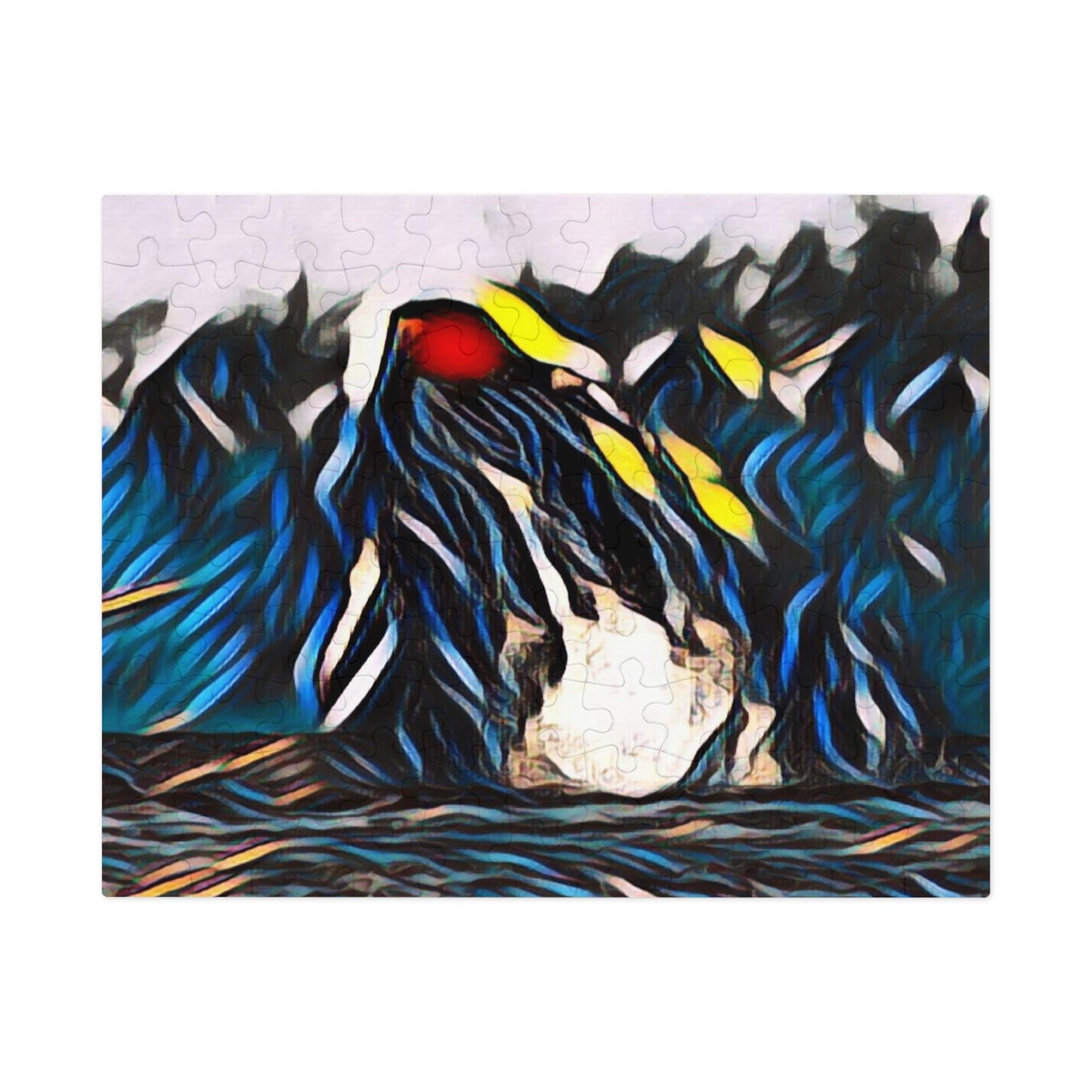 Jigsaw Puzzle (30, 110, 252, 500,1000-Piece) ... "Ken's Favourite Humpback Breach" ... Circa: 21st Century ... Maui, HI ... Original Works ...