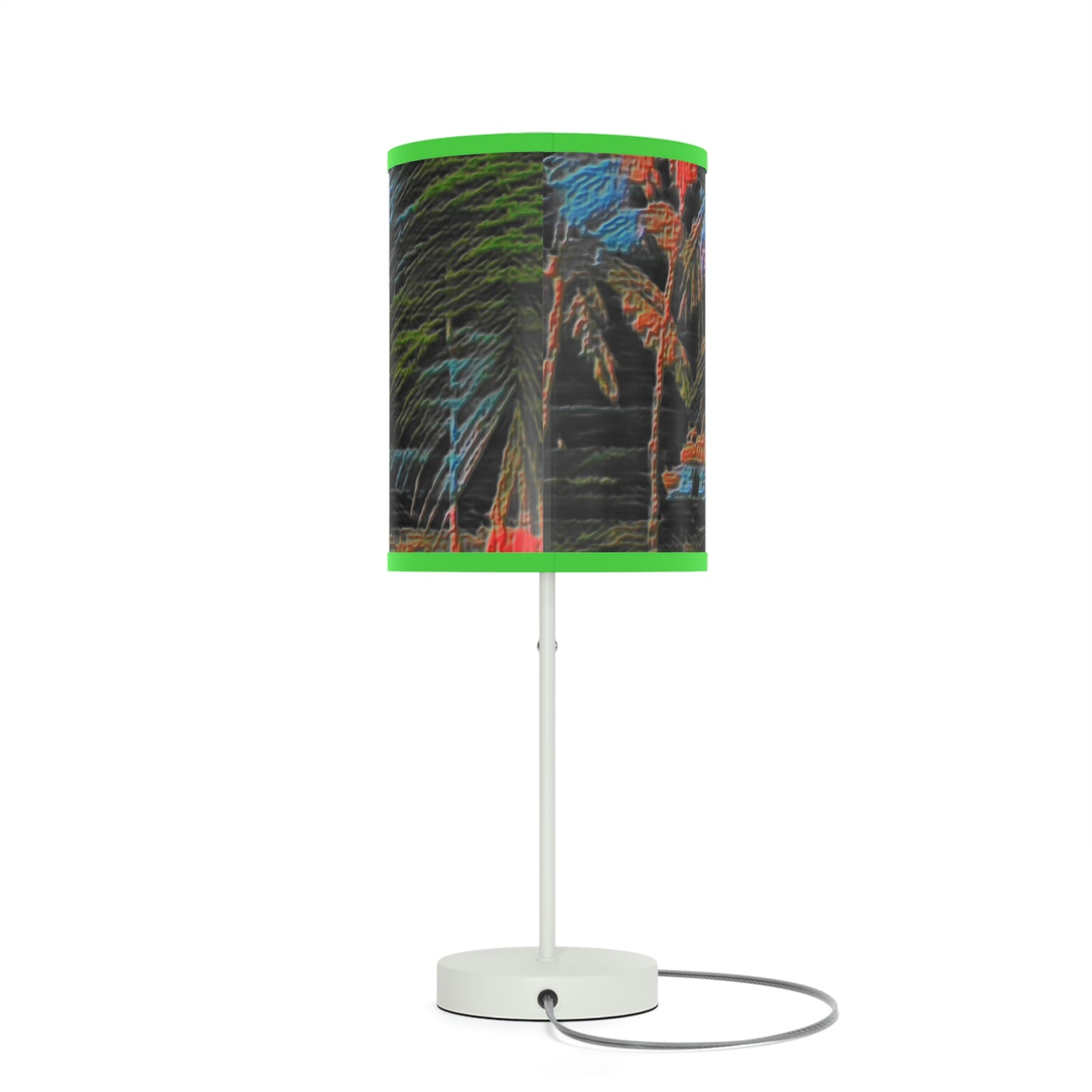 Lamp on a Stand, US|CA plug ... "The Royal Hawai'ian: Waikiki Beach_Beach" ... Honolulu, HI ... Ocotber 2014 (Halloween) ... Original Works ...