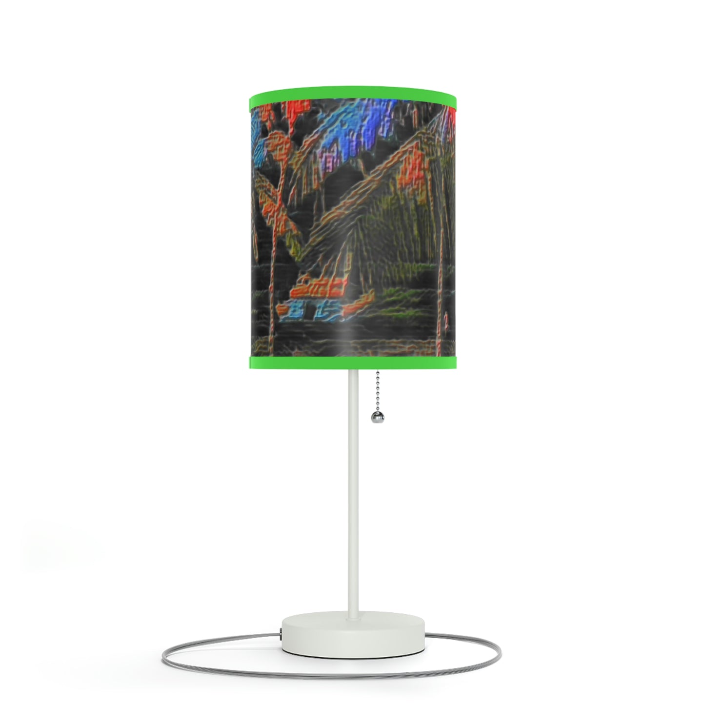 Lamp on a Stand, US|CA plug ... "The Royal Hawai'ian: Waikiki Beach_Beach" ... Honolulu, HI ... Ocotber 2014 (Halloween) ... Original Works ...