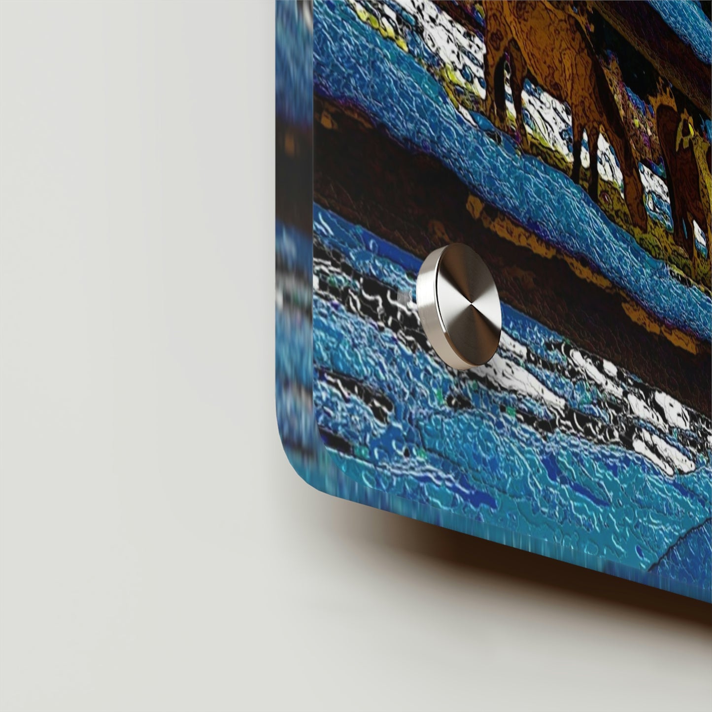 Acrylic Wall Art Panels ... A Horse ... A Saddle ...  Foraging Through The Snow ...  An_Asses 'Cry' ... Central Idaho, November 2022 ...  Original Works ...