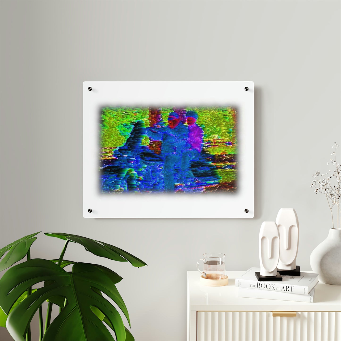 Acrylic Wall Art Panels ...  "And 'I' Left His Dead A_s There By The Side-of-The-Road" ... Original Works ... (Grateful Dead: Me-And-My-Uncle)