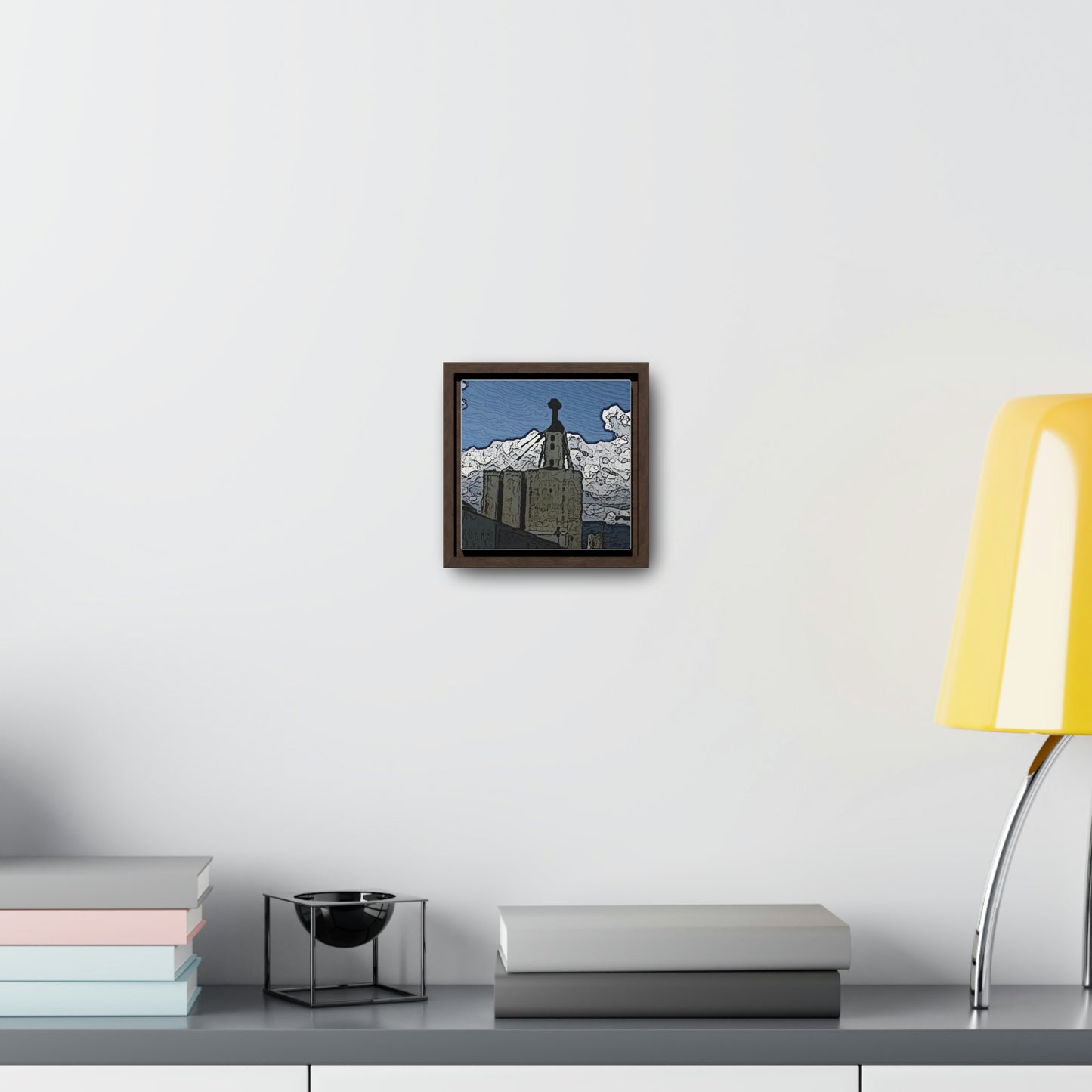 Gallery Canvas Wraps, Square Frame ..."ICP: Idaho County Propane ... 'Production Facilities Grangeville, Idaho' ... "  Original Works: Rendering Time: 10 Hours ...