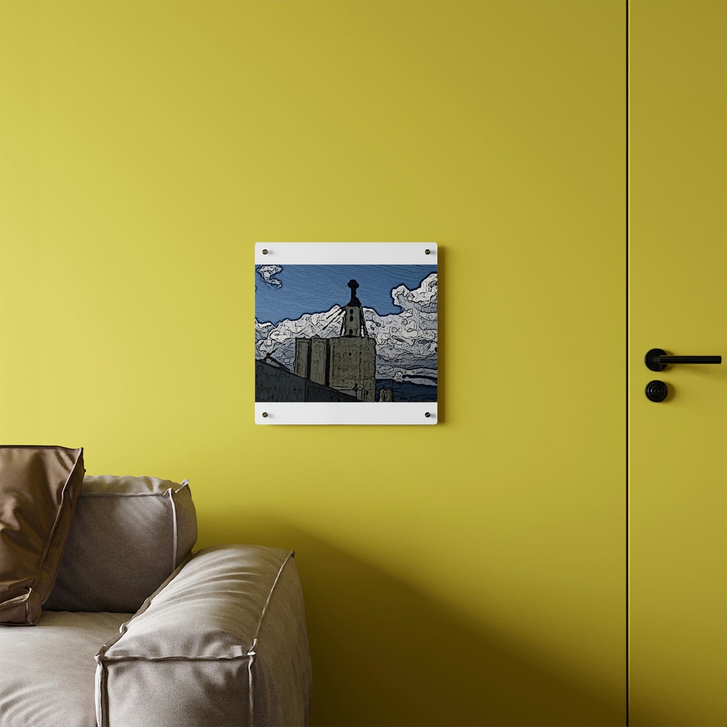Acrylic Wall Art Panels ... "ICP: Idaho County Propane ... 'Production Facilities Grangeville, Idaho' ... "  Original Works: Rendering Time: 10 Hours ...