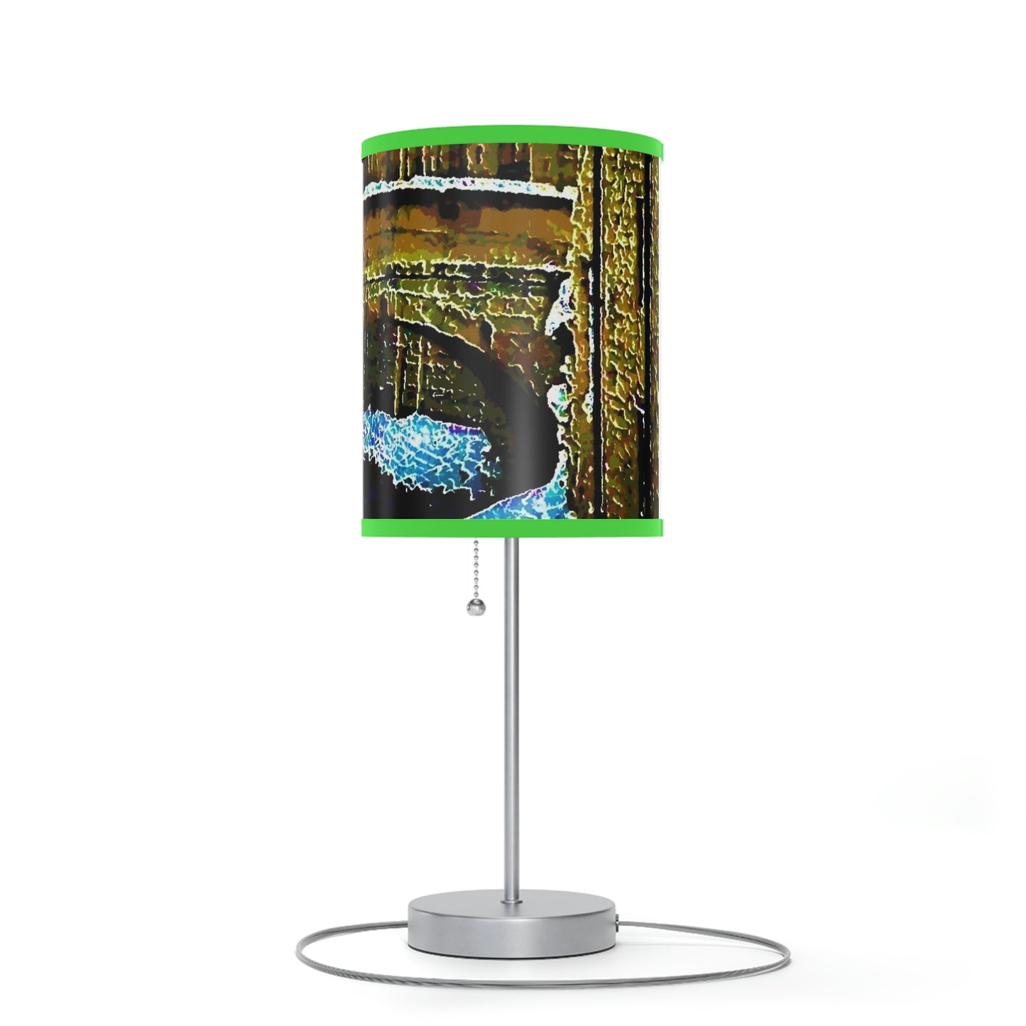 Lamp on a Stand, US|CA plug ... Walikng The Streets & Alleys ... 'Strolling The Canals ... '  ... Original Works  ...
