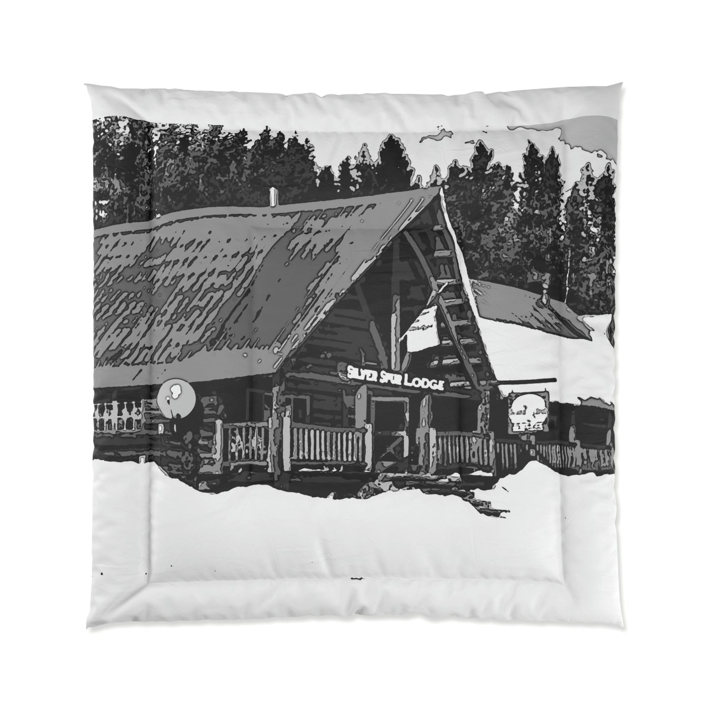 Comforter ... A Beautiful Lodge & Back-Country Outfitter In A Mountain Town ... 'Dixie, Idaho, November 2022' ... Original Works ...