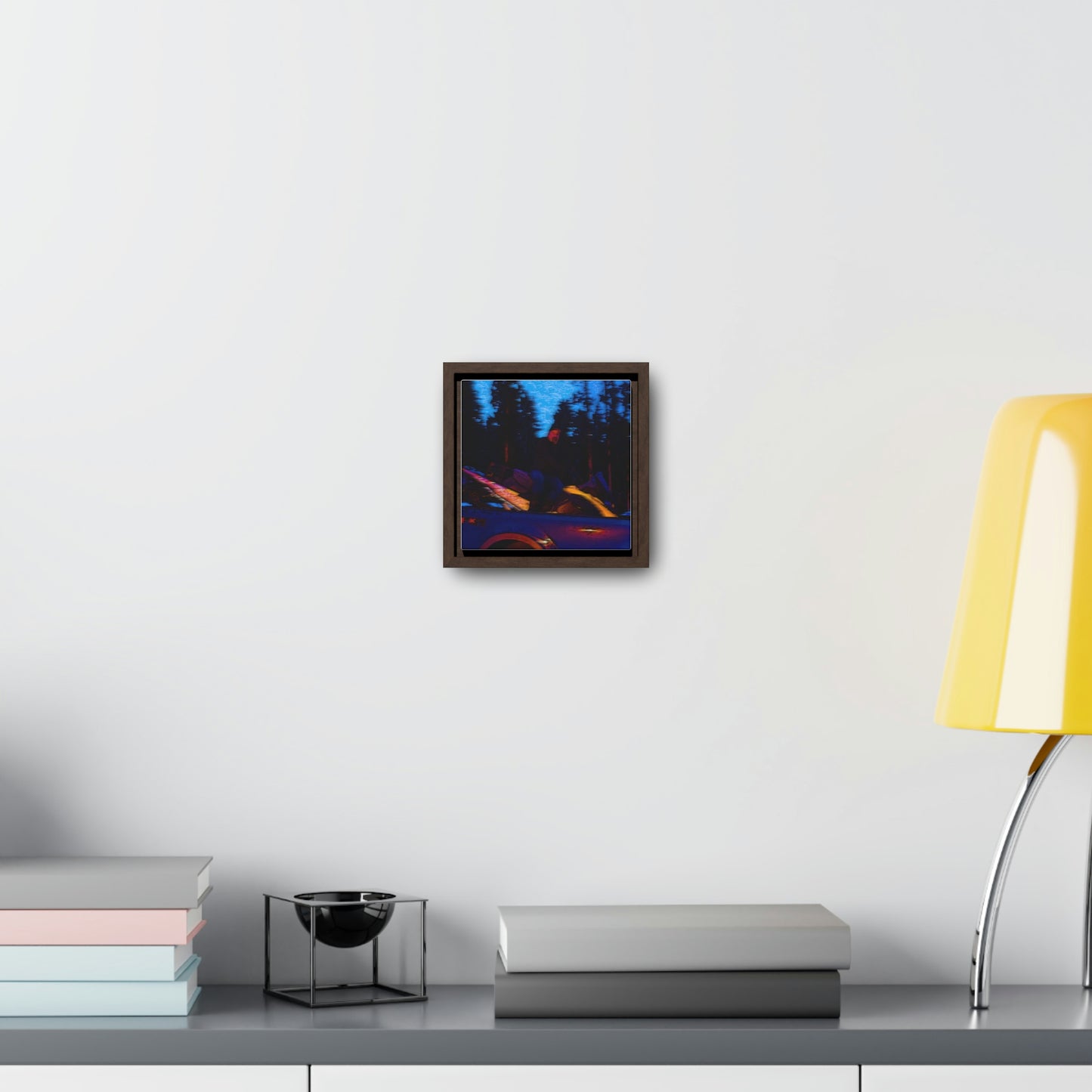 Gallery Canvas Wraps, Square Frame ... Two Modes Of Winter Transportation ... "Which One To Drive Next?" ... Choices-Choices-Choices ... Circa 4Jan23 ... Original Works ...