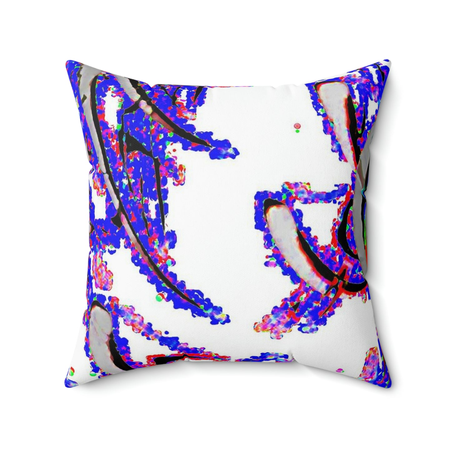 Spun Polyester Square Pillow ... "Waning Moon" ... Central Idaho ... October 2022 ... Rendering Time: 22 Hours ... Original Works ...