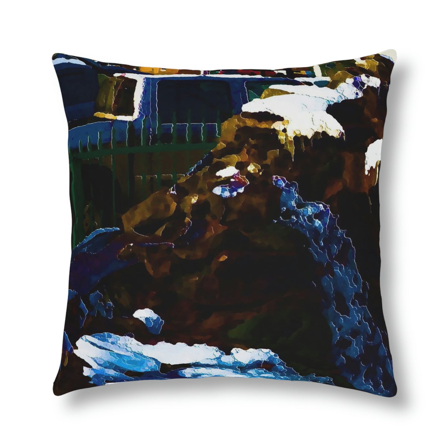 Waterproof Pillows ...  "Ice & Water Sculpted" ... Downtown Grangeville, Idaho ... Adjacent To Irwin Pharmacy ... 5Jan23 ... Original Works ...