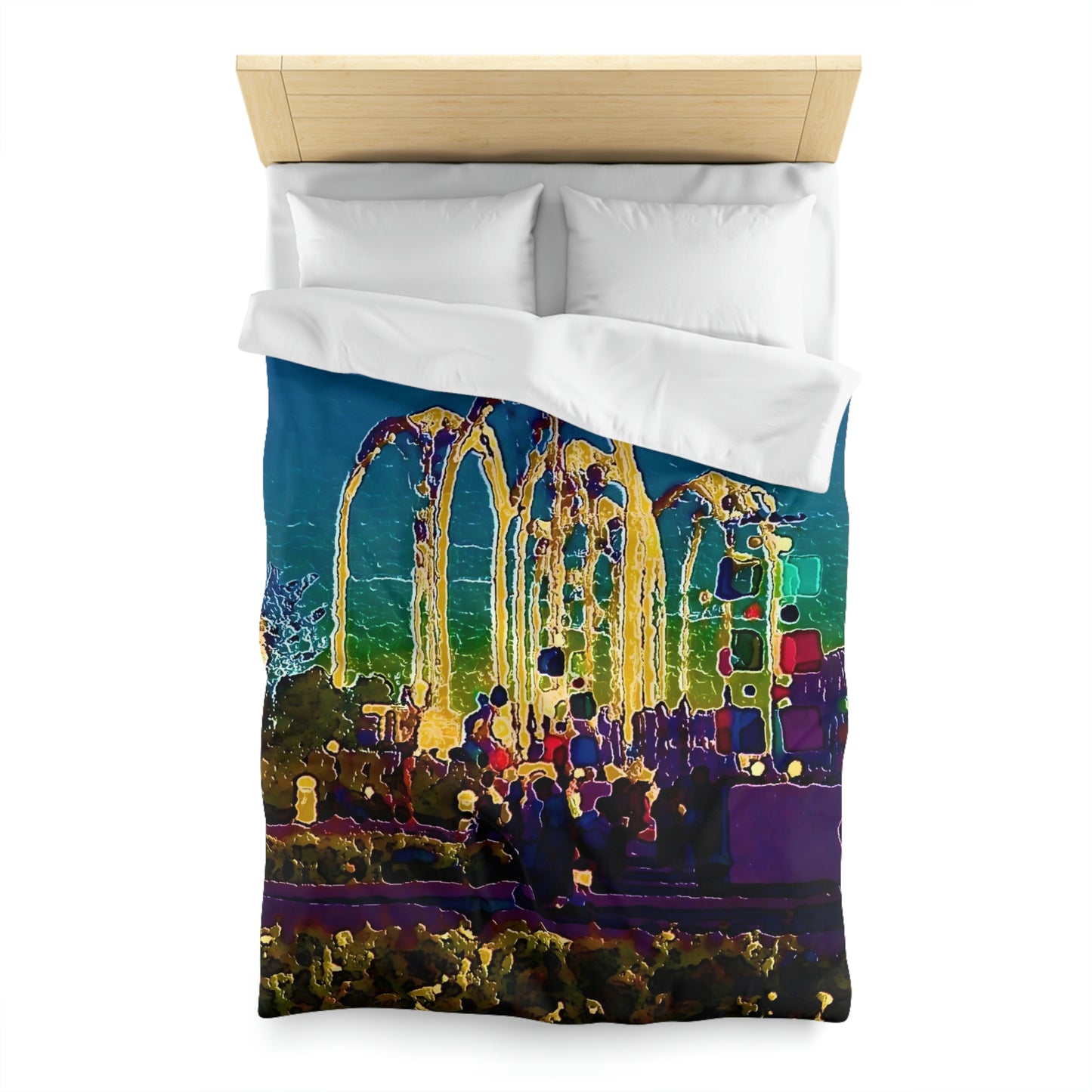 Microfiber Duvet Cover ... "Arches 'Like-No-Other' ... " Seattle World's Fair: 1962. A Family Original ...