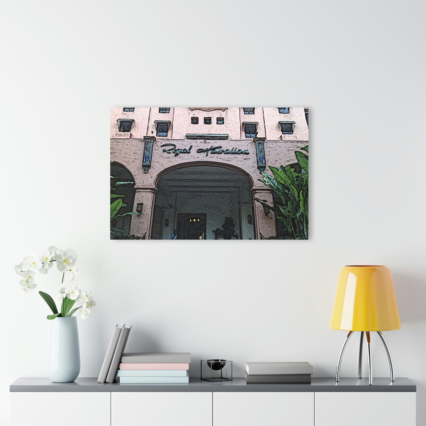 Acrylic Prints (French Cleat Hanging)  ...  "La Grande Entree" At: 'The Pink Palace' ... The Royal Hawai'ian ... Honolulu, HI ... '27Oct2014' ... Original Works ...
