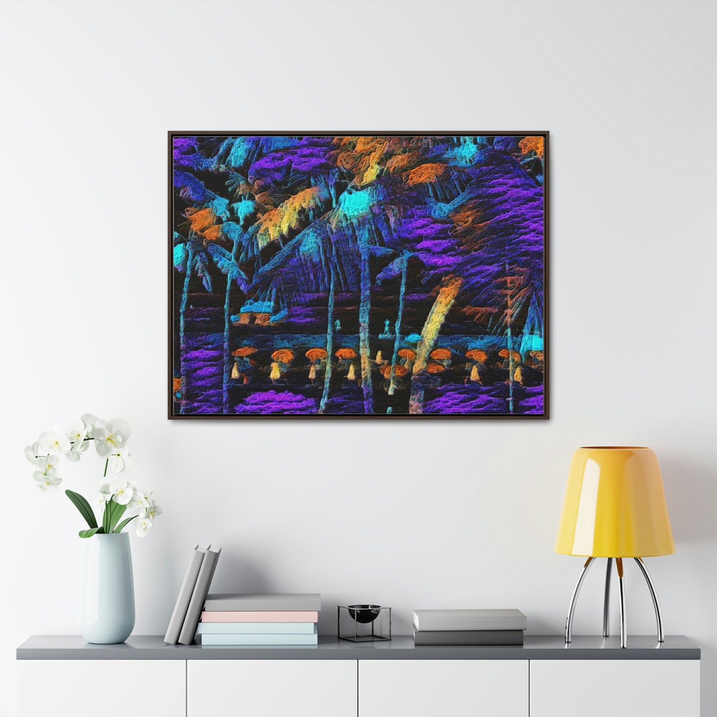Gallery Canvas Wraps, Horizontal Frame ... "The Royal Hawai'ian: Waikiki Beach_Beach" ... Honolulu, HI ... Ocotber 2014 (Halloween) ... Original Works ...