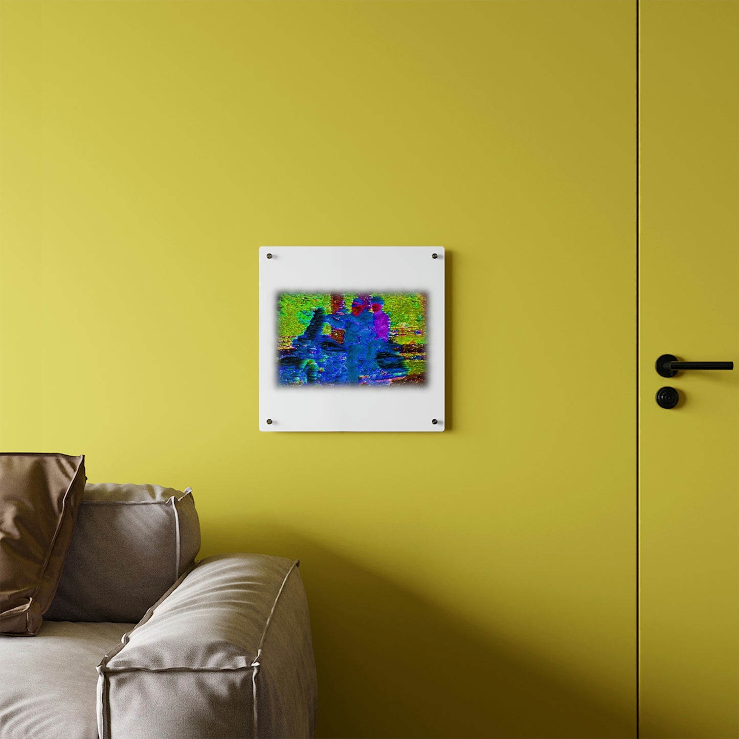 Acrylic Wall Art Panels ...  "And 'I' Left His Dead A_s There By The Side-of-The-Road" ... Original Works ... (Grateful Dead: Me-And-My-Uncle)