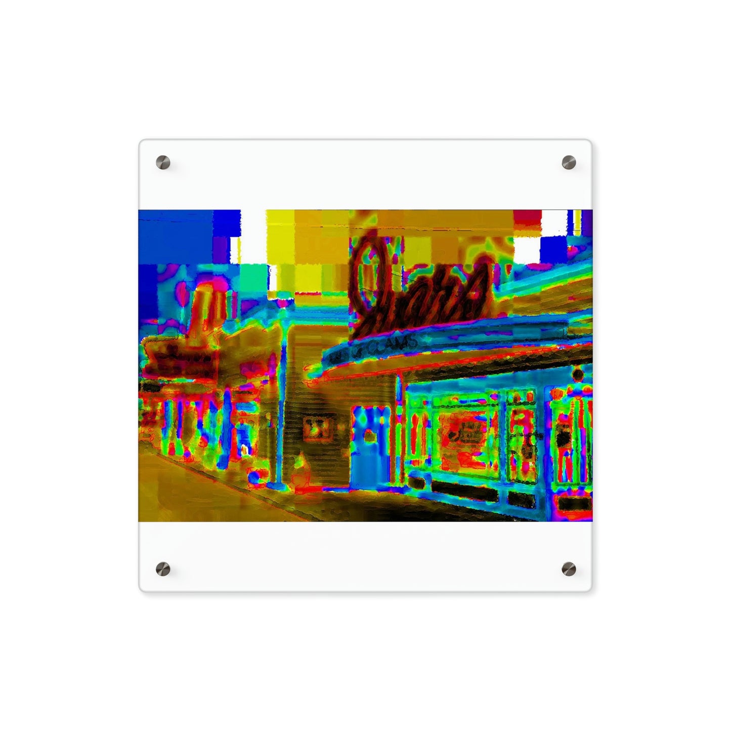 Acrylic Wall Art Panels ...  In-A-Hurry & Stressed? ... Remember: Keep "Clam" ... Clam_Happy ...  'Ivars: Seattle Waterfront' ... Personal Archives ... Original Works ...