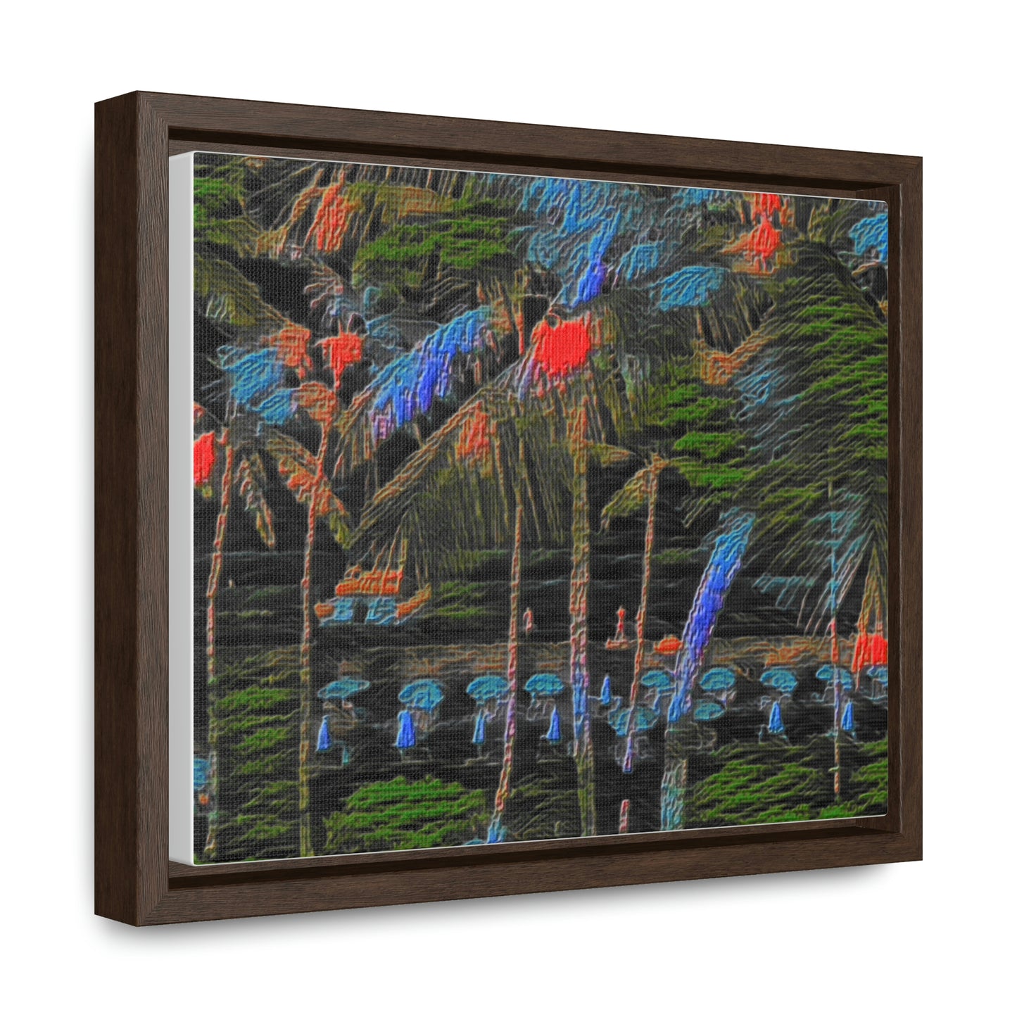 Gallery Canvas Wraps, Horizontal Frame ... "The Royal Hawai'ian: Waikiki Beach_Beach" ... Honolulu, HI ... Ocotber 2014 (Halloween) ... Original Works ...