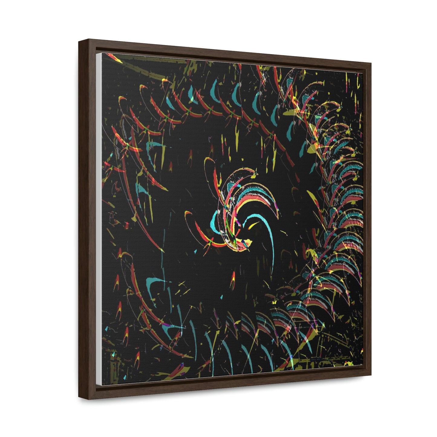 Gallery Canvas Wraps, Square Frame ... "Waning Moon" ... Central Idaho ... October 2022 ... Rendering Time: 22 Hours ... Original Works ...