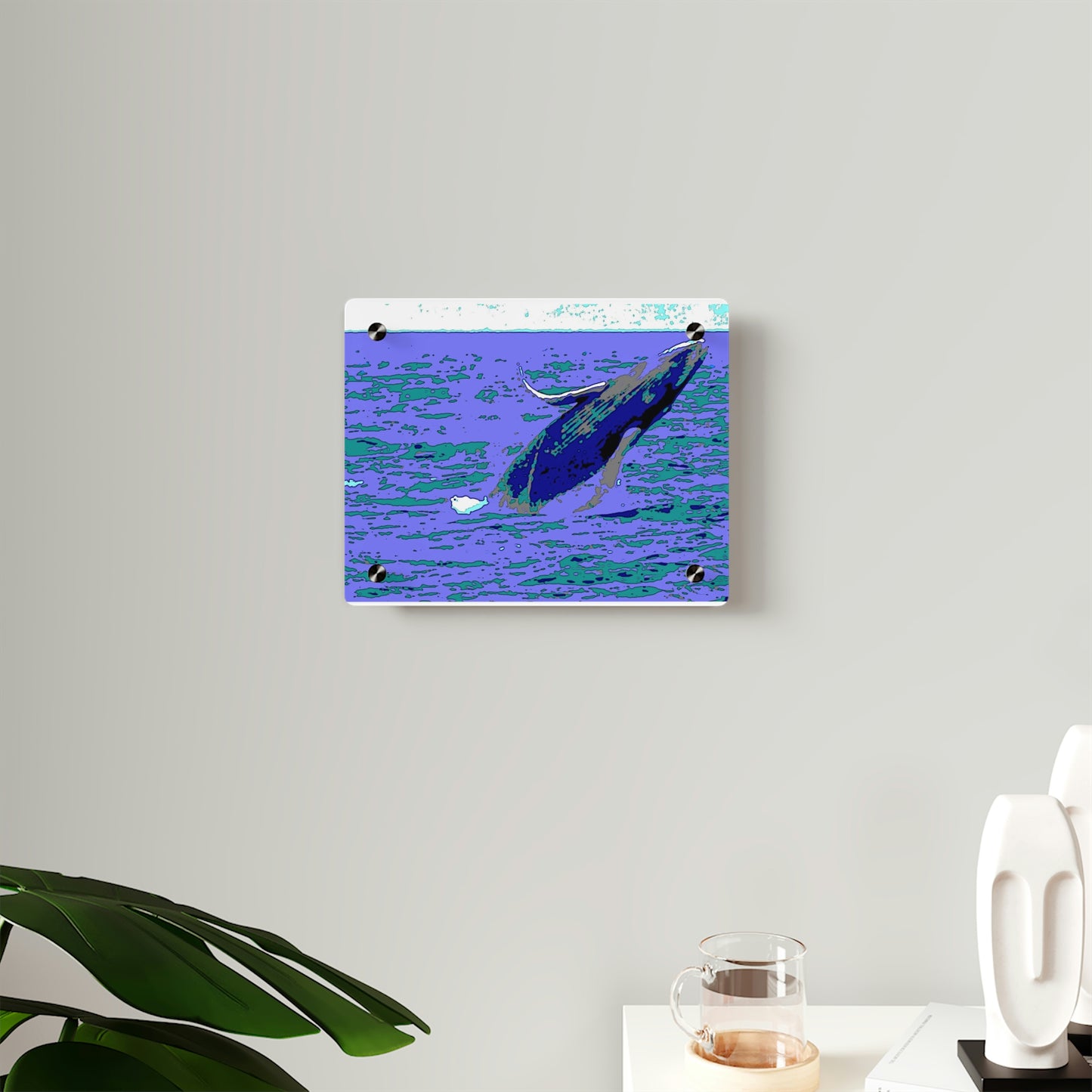 Acrylic Wall Art Panels ... Baby Humpback Breaching ... Maui, HI: April 2022 ... "Family Archives: KPH" ... Original Works ...