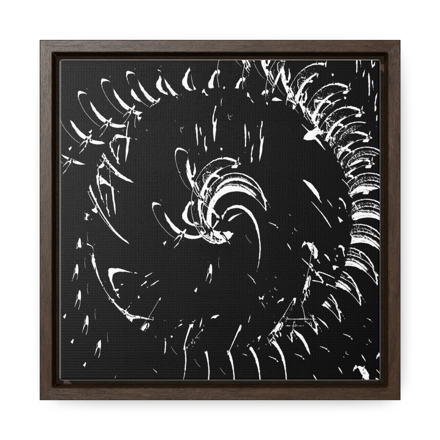 Gallery Canvas Wraps, Square Frame ... "Waning Moon" ... Central Idaho ... October 2022 ... Rendering Time: 22 Hours ... Original Works ...