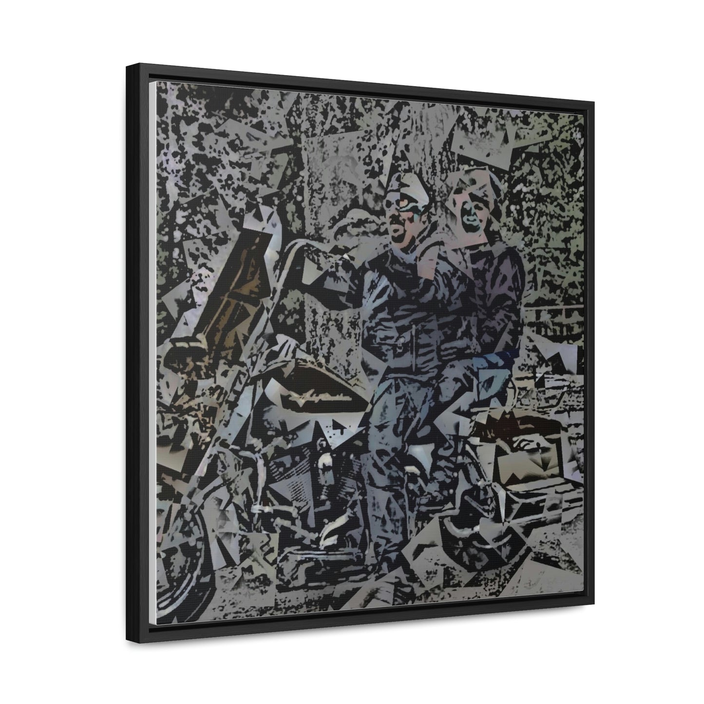 Gallery Canvas Wraps, Square Frame ... The Open Road Beckons ... "Harley 'D' Yearnings ..."  Original Works ...