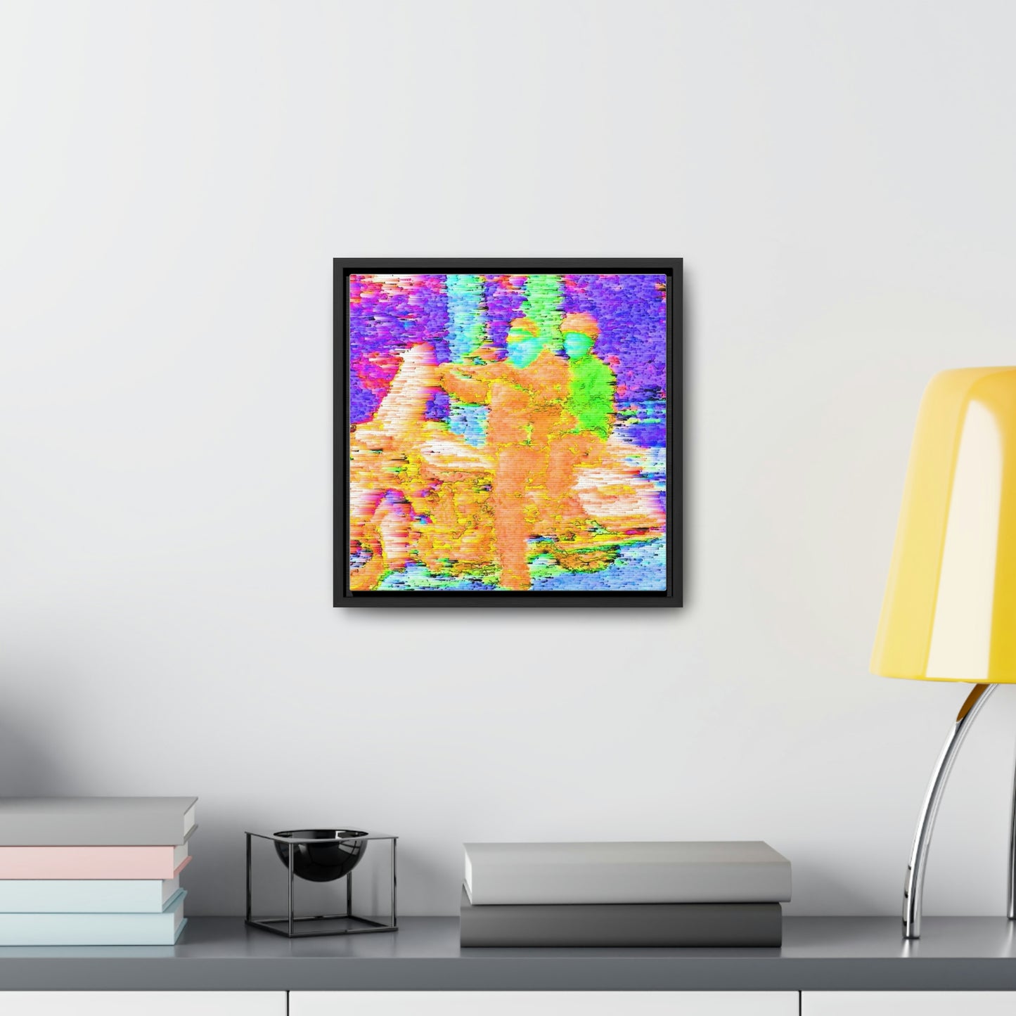 Gallery Canvas Wraps, Square Frame ...  "And 'I' Left His Dead A_s There By The Side-of-The-Road" ... Original Works ... (Grateful Dead: Me-And-My-Uncle)