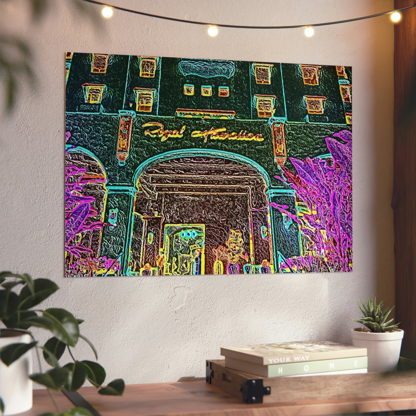 Aluminum Composite Panels ... "Entrez-Vous S'Il Vous Plait" ... The Grand Entrance: The Royal Hawai'ian (The Pink Palace) ... Waikiki, Honolulu, Oahu, HI ... October 2014 ... Original Works ...