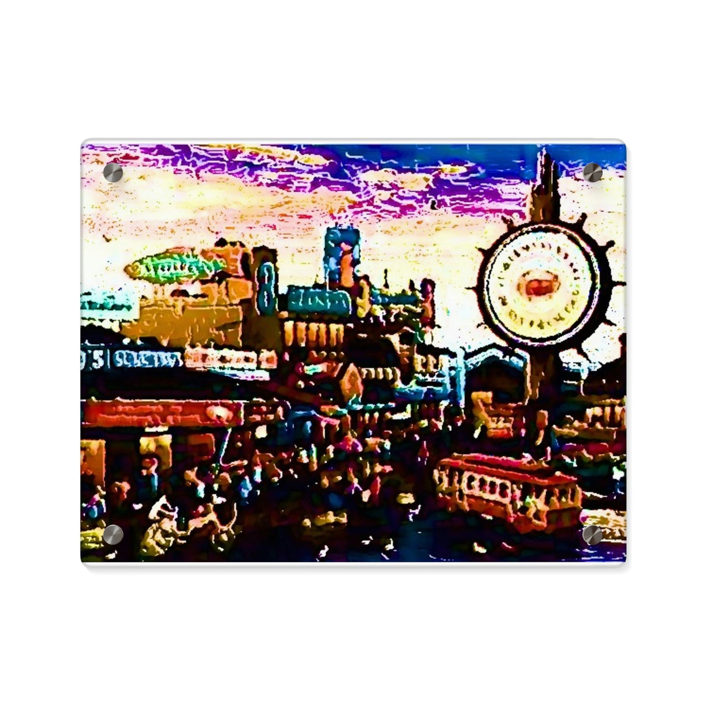 Acrylic Wall Art Panels ... "No.9 Fishermen's Grotto - Fishermen's Wharf, SF, California" ... Family Archives: 1970's ... Original Works ...