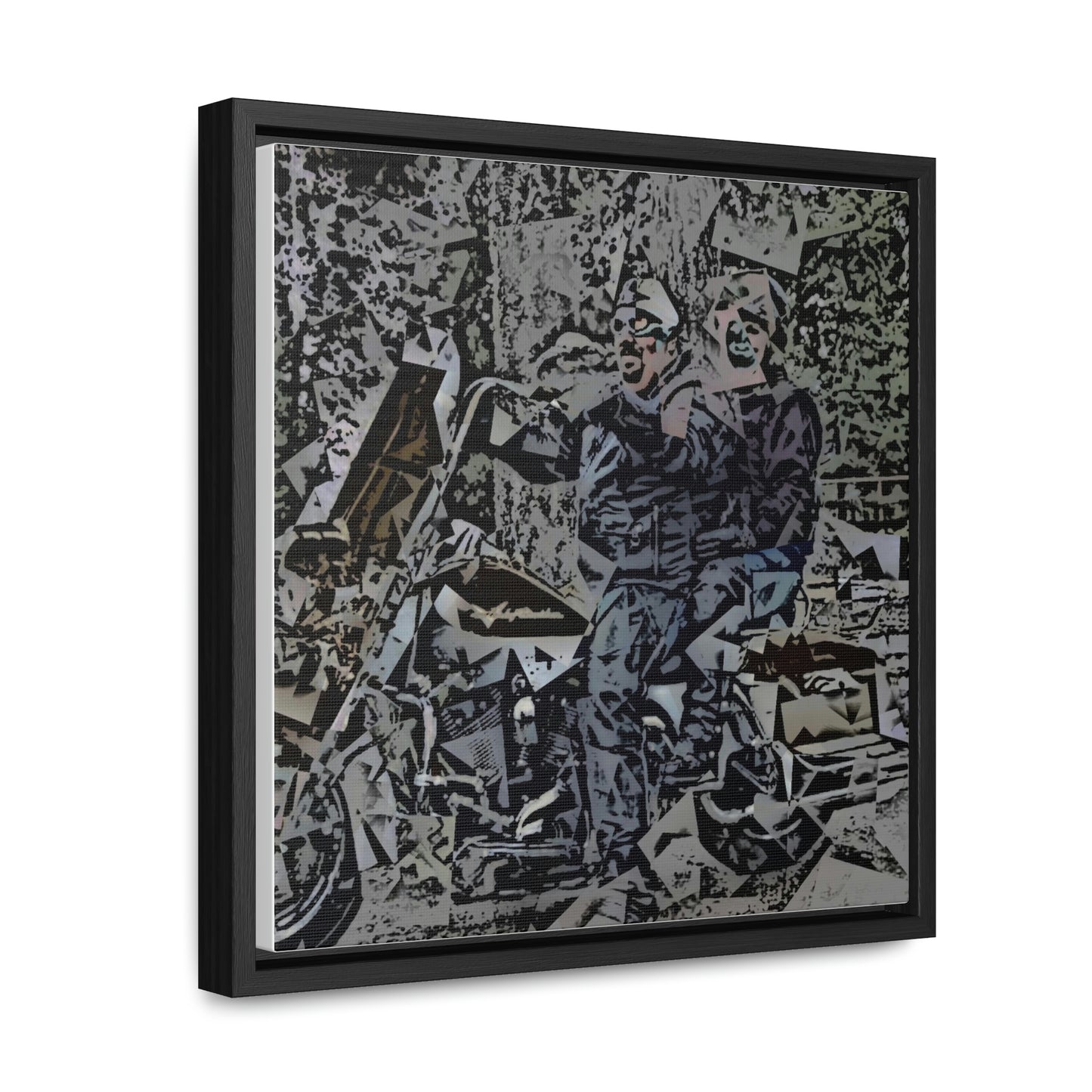 Gallery Canvas Wraps, Square Frame ... The Open Road Beckons ... "Harley 'D' Yearnings ..."  Original Works ...