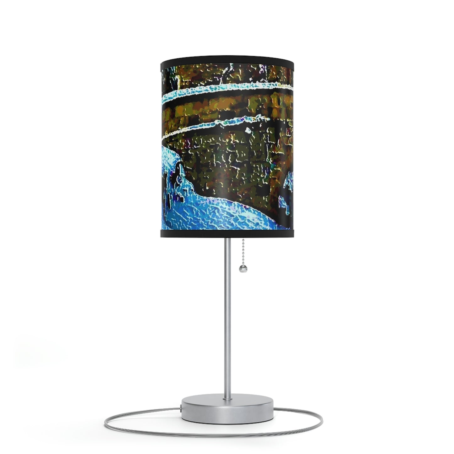Lamp on a Stand, US|CA plug ... Walikng The Streets & Alleys ... 'Strolling The Canals ... '  ... Original Works  ...