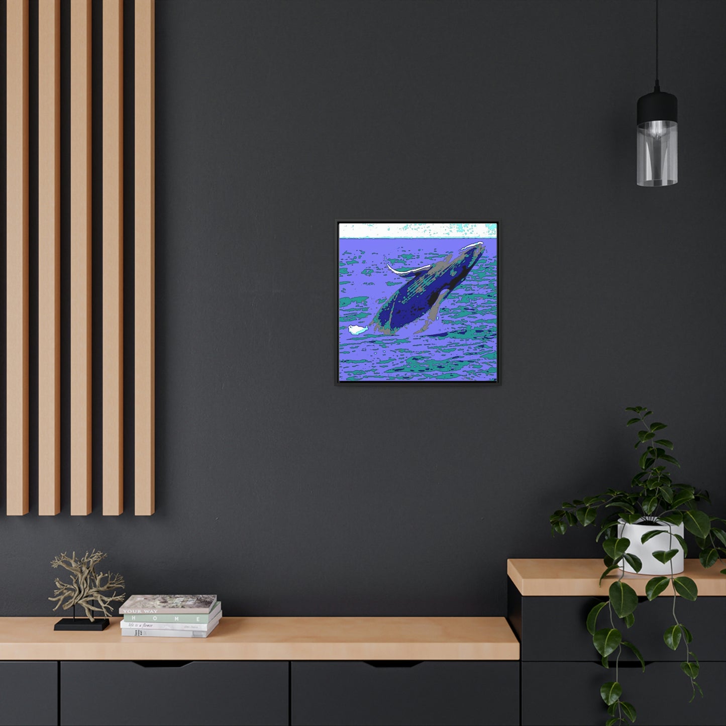 Gallery Canvas Wraps, Square Frame ... Baby Humpback Breaching ... Maui, HI: April 2022 ... "Family Archives: KPH" ... Original Works ...