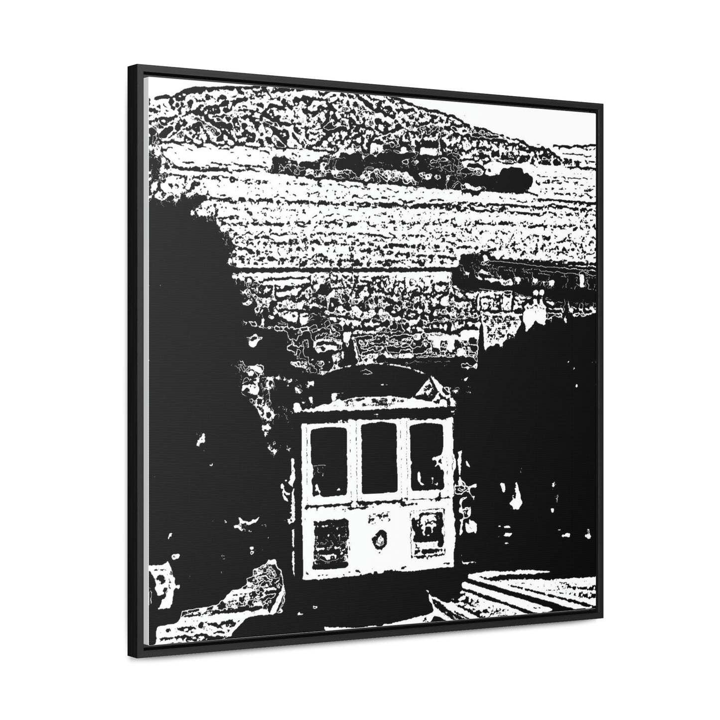 Gallery Canvas Wraps, Square Frame /// San Francisco ... 'A Rice-A-Roni-A-San Francisco Treat' ... "A Cable Car Classic" ... Family Archives: 1973 ... Original Works ...