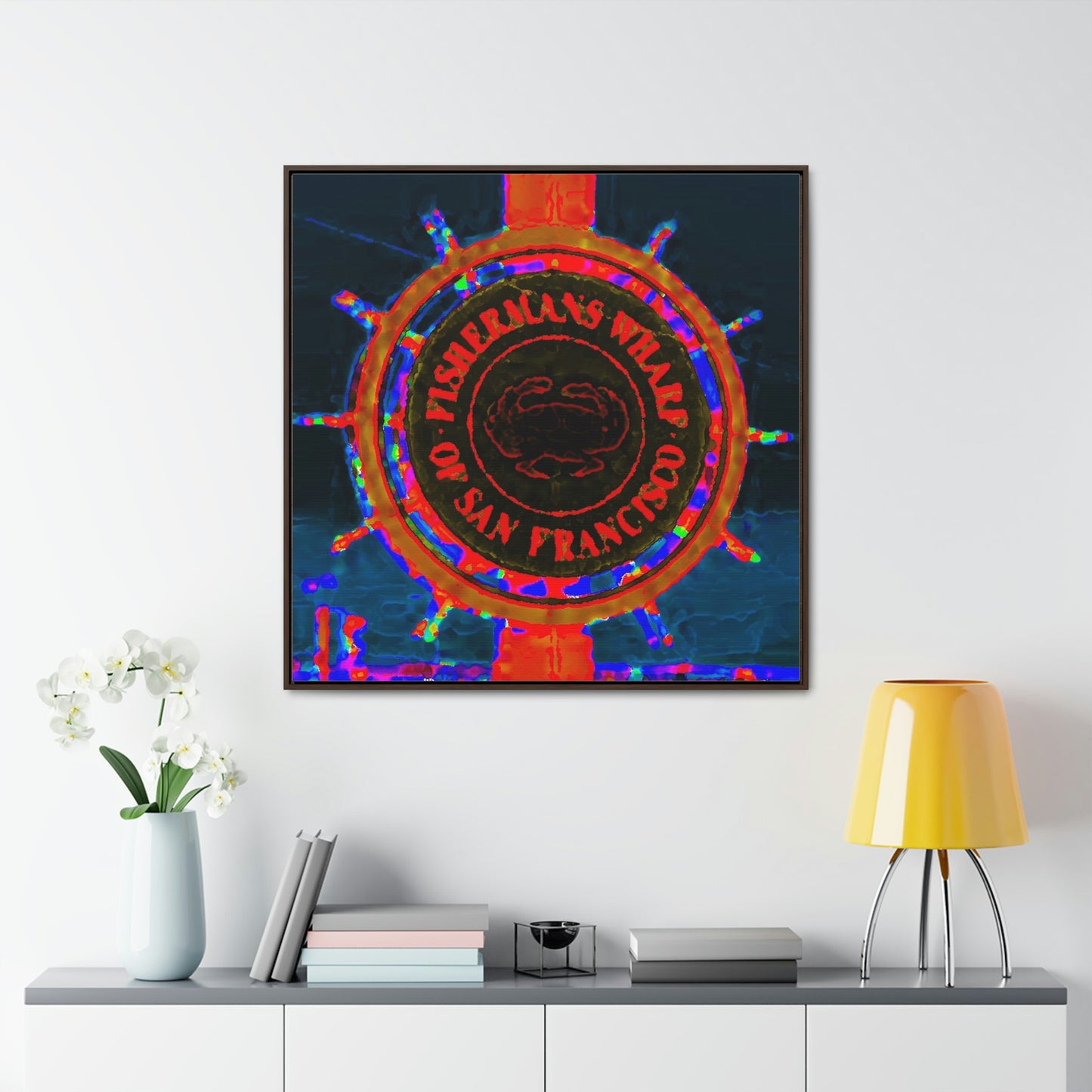 Gallery Canvas Wraps, Square Frame ... "No.9 Fishermen's Grotto - Fishermen's Wharf, SF, California" ... Family Archives: 1970's ... Original Works ...