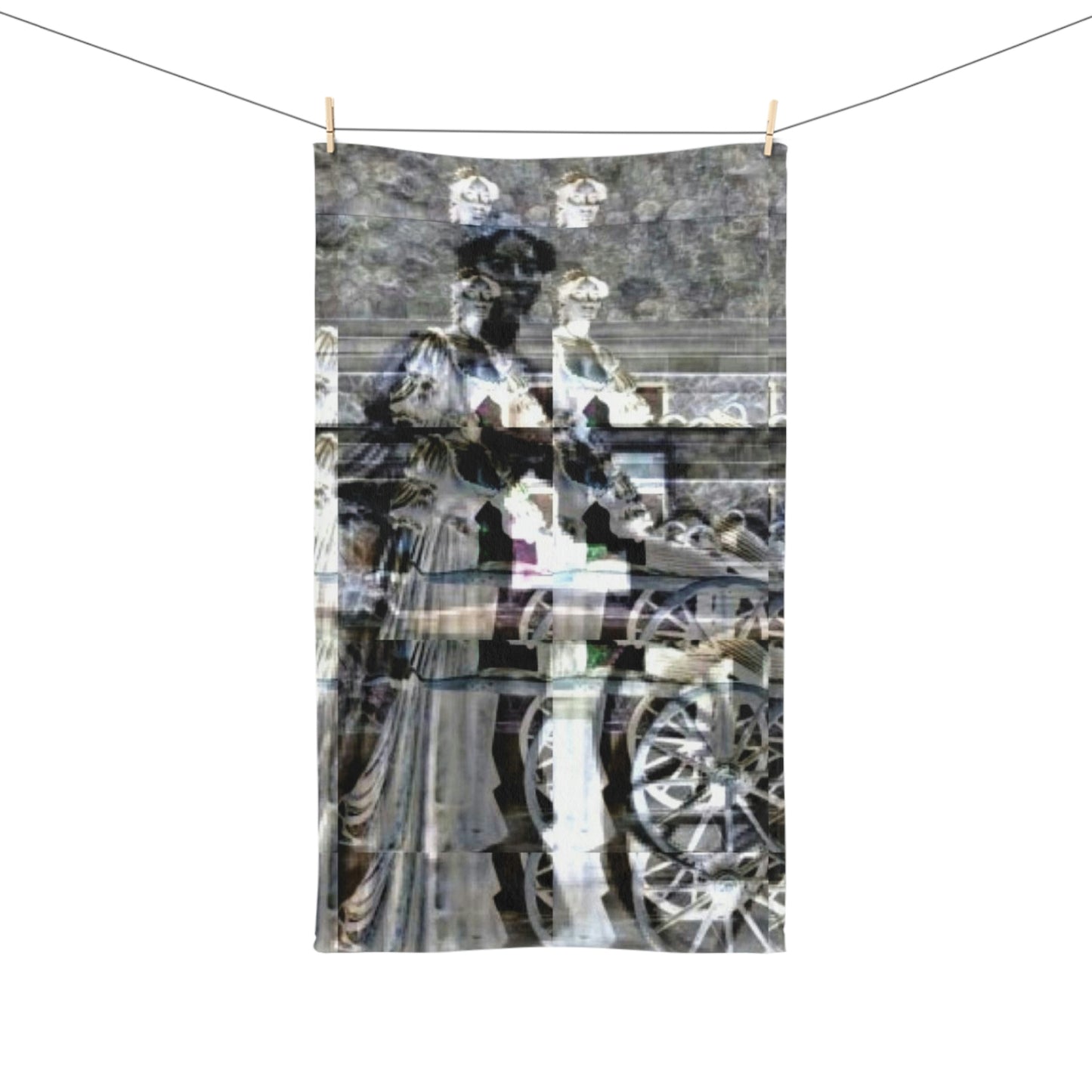 Hand Towel ... Dublin's "Molly Malone Along Grafton Street" ... Cryin' Cockels & Muscles Alive-Alive-Oh ... Circa 2003 ... Original Works ...