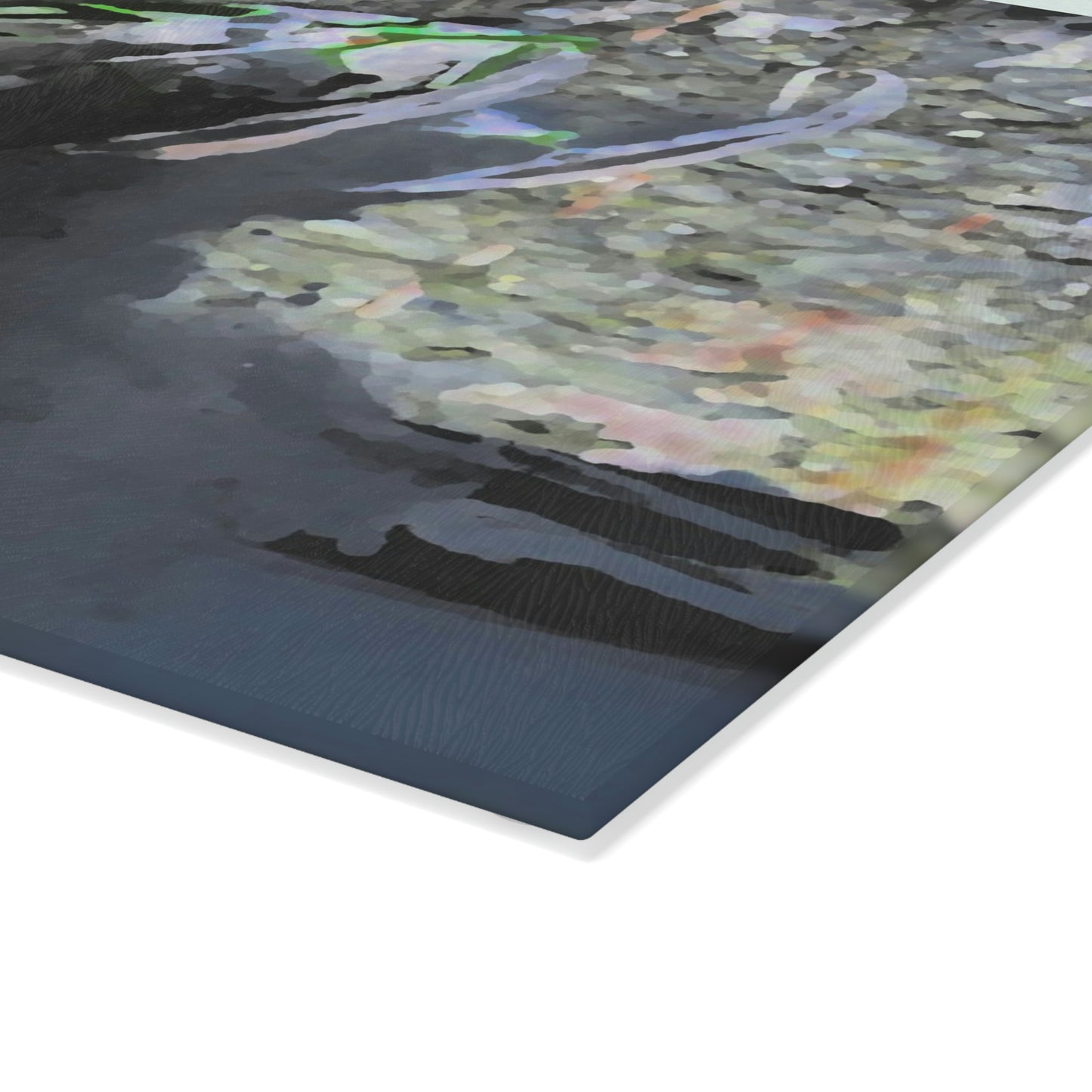 Glass Cutting Board ...  "Come Fly With Us At CIP Airways" .. CIP: Central_Idaho-Properties ...