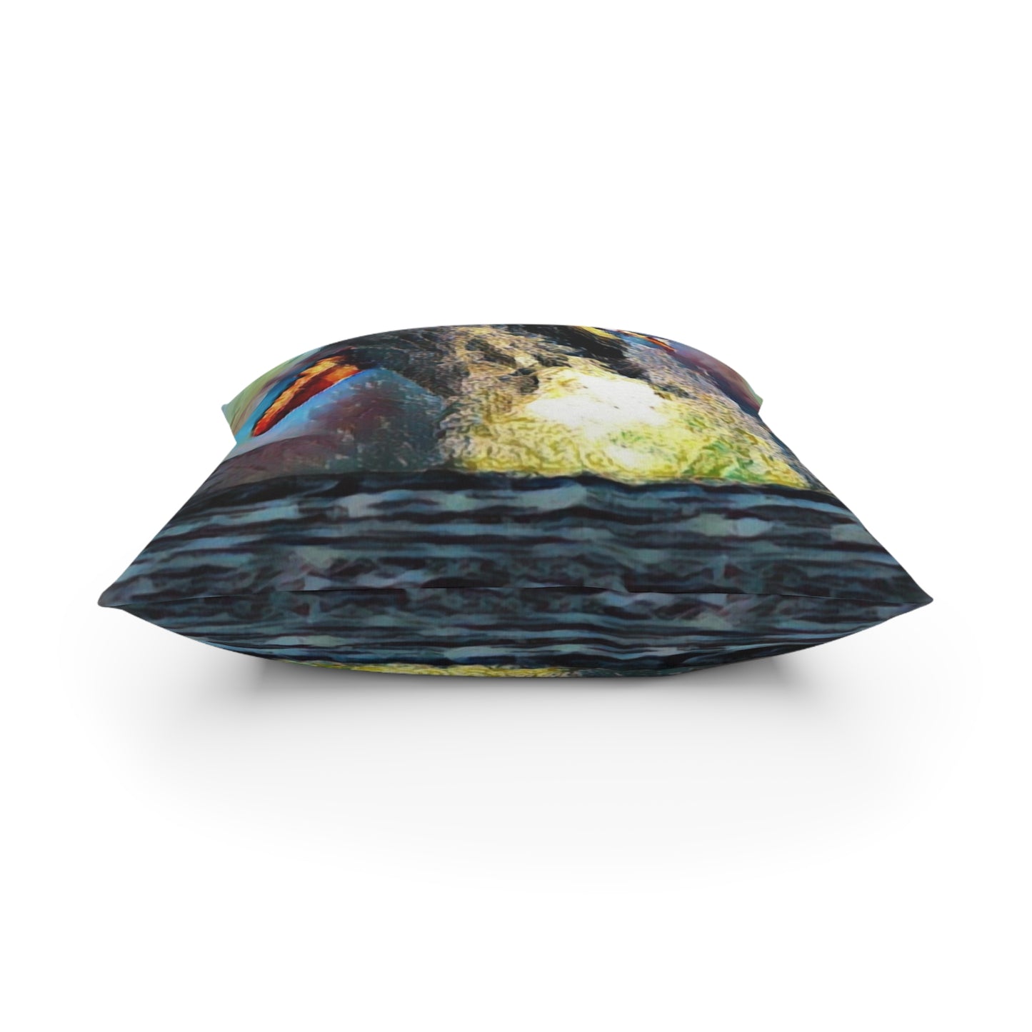 Broadcloth Pillow ... An Extraordinary Humpback Breach ... 'With Explosive Energy' ... Family Archives (KPH) ... Circa: 21st Century. Maui, HI ... Original Works ...