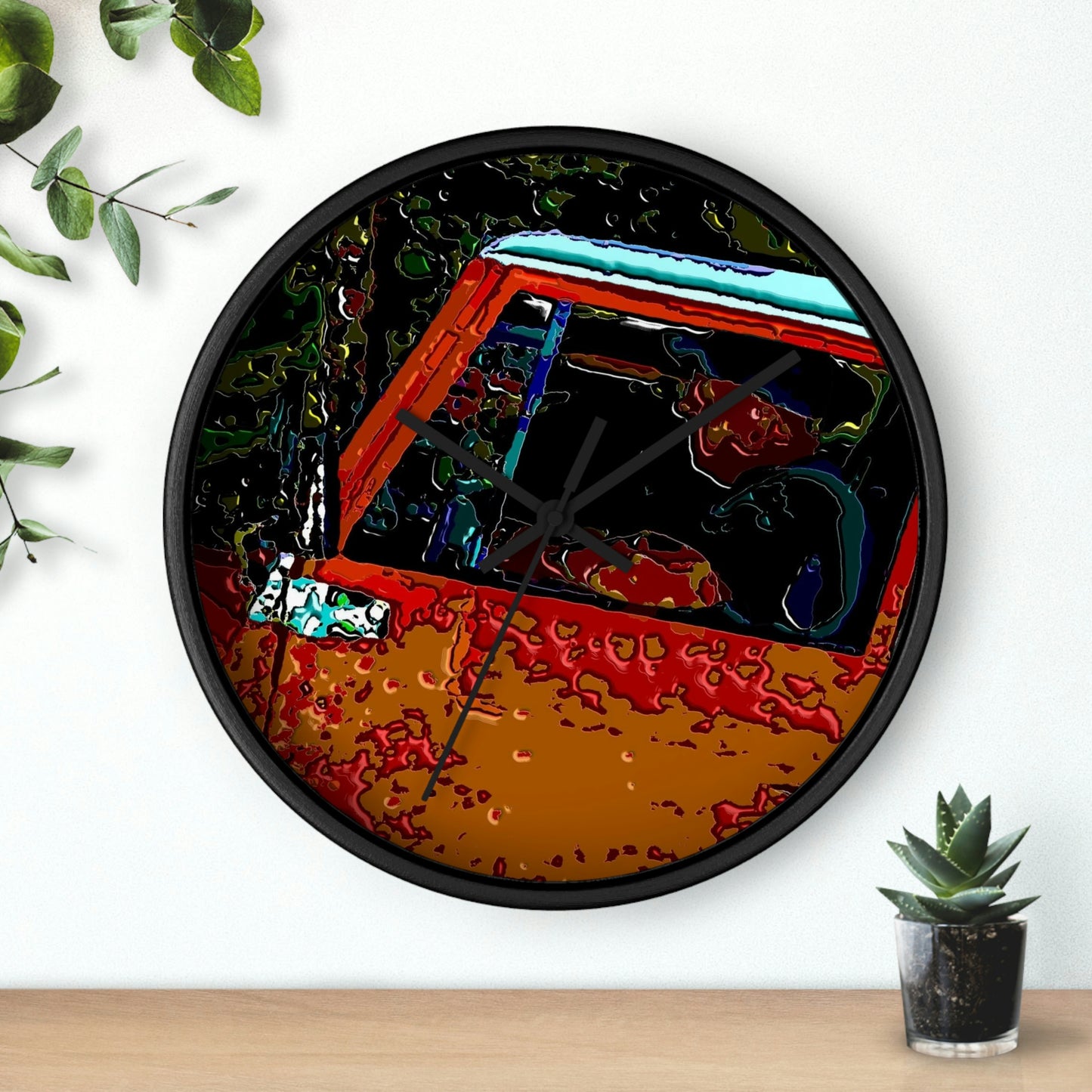 Wall clock ... How-To-Drive-Idaho's-Mountain_Roads ... "Like A Professional" ... "Truckin' Like The Doo-Dah-Man" ...