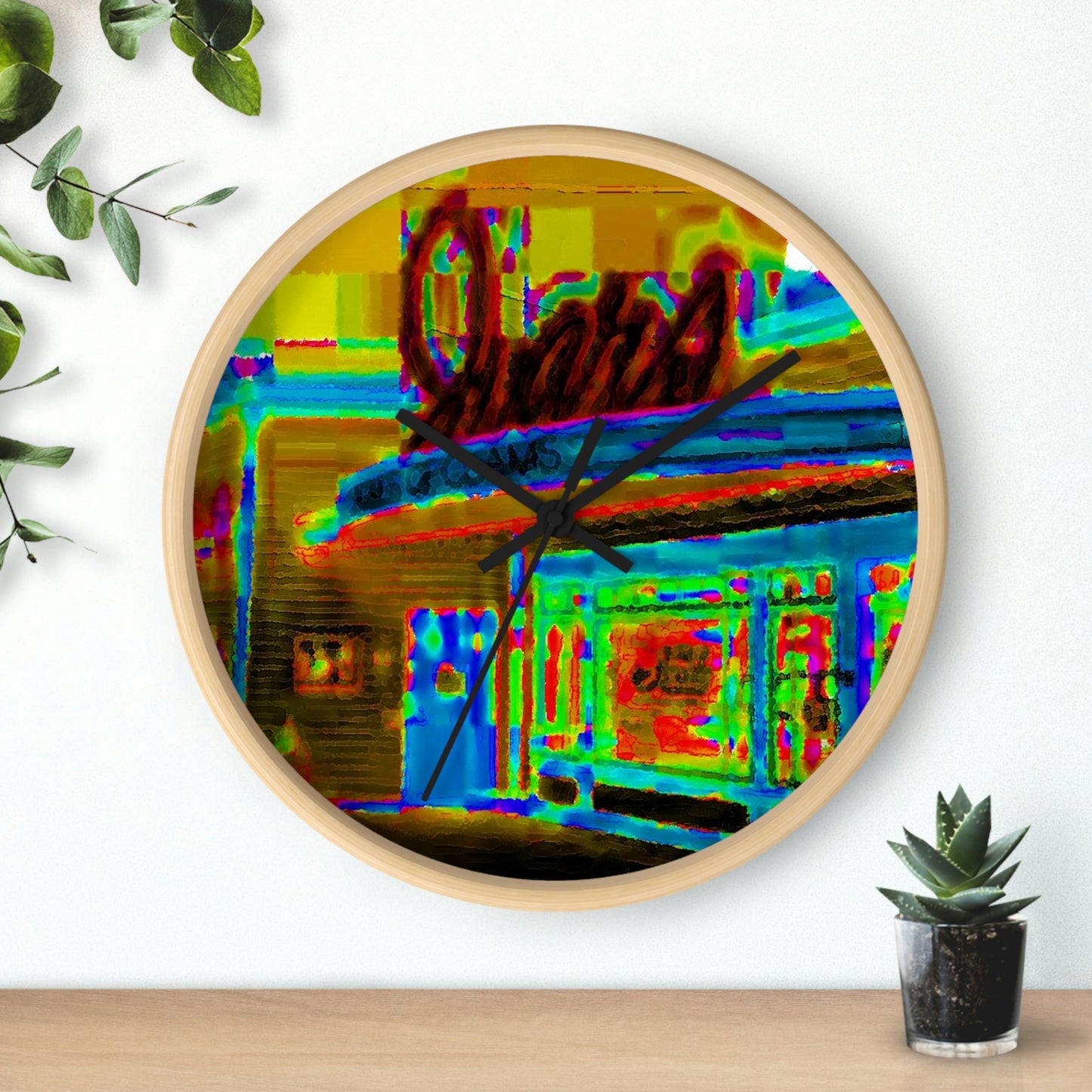 Wall clock ...  In-A-Hurry & Stressed? ... Remember: Keep "Clam" ... Clam_Happy ...  'Ivars: Seattle Waterfront' ... Personal Archives ... Original Works ...