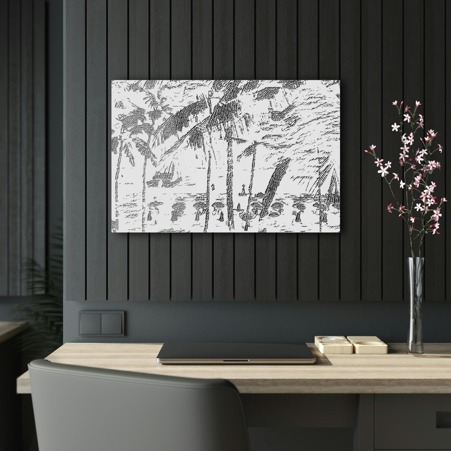 Acrylic Prints ... "The Royal Hawai'ian: Waikiki Beach_Beach" ... Honolulu, HI ... Ocotber 2014 (Halloween) ... Original Works ...