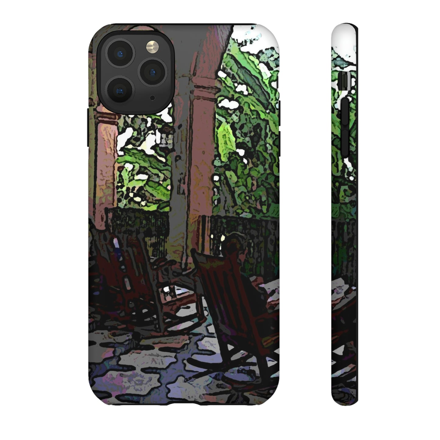 Tough Cases ... Lanai & Rocking Chairs At: 'The Pink Palace' ... The Royal Hawai'ian ... Honolulu, HI ... '27Oct2014' ... Original Works ...