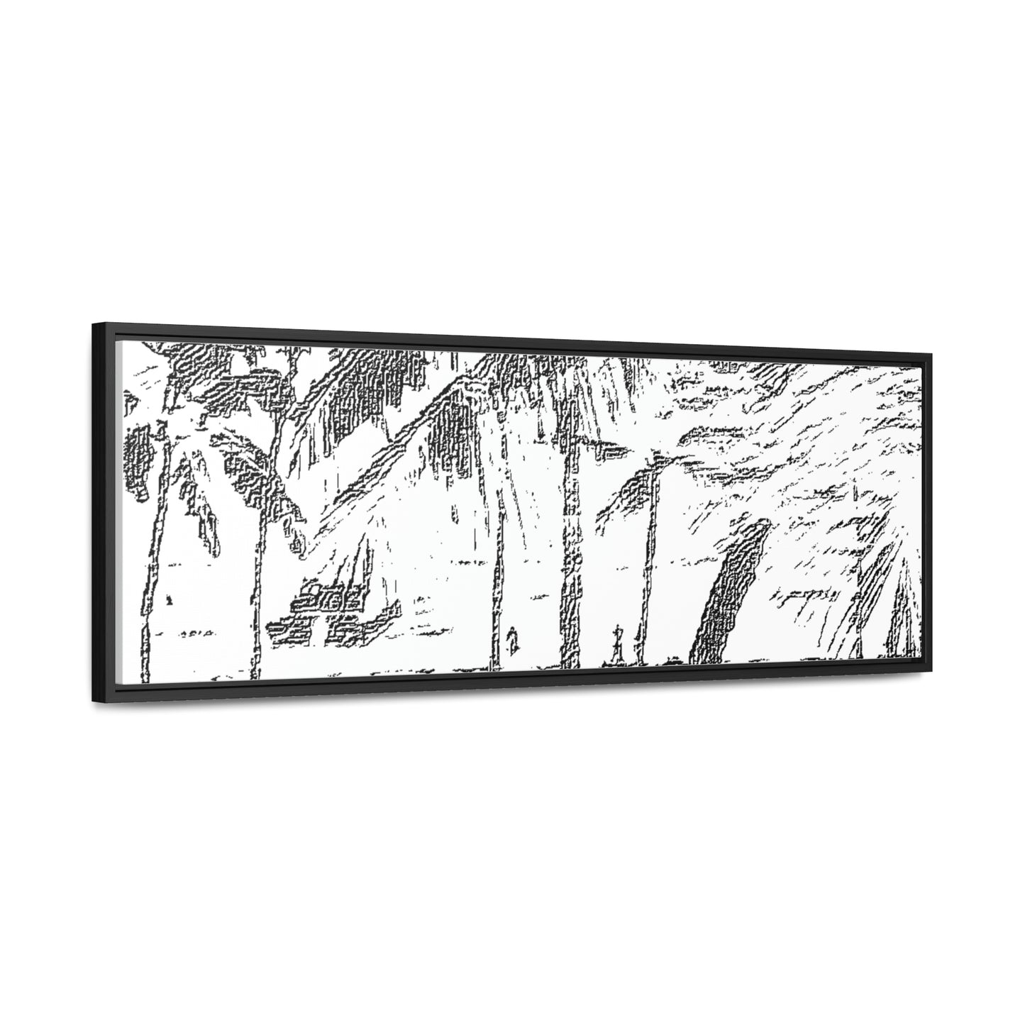 Gallery Canvas Wraps, Horizontal Frame ... "The Royal Hawai'ian: Waikiki Beach_Beach" ... Honolulu, HI ... Ocotber 2014 (Halloween) ... Original Works ...