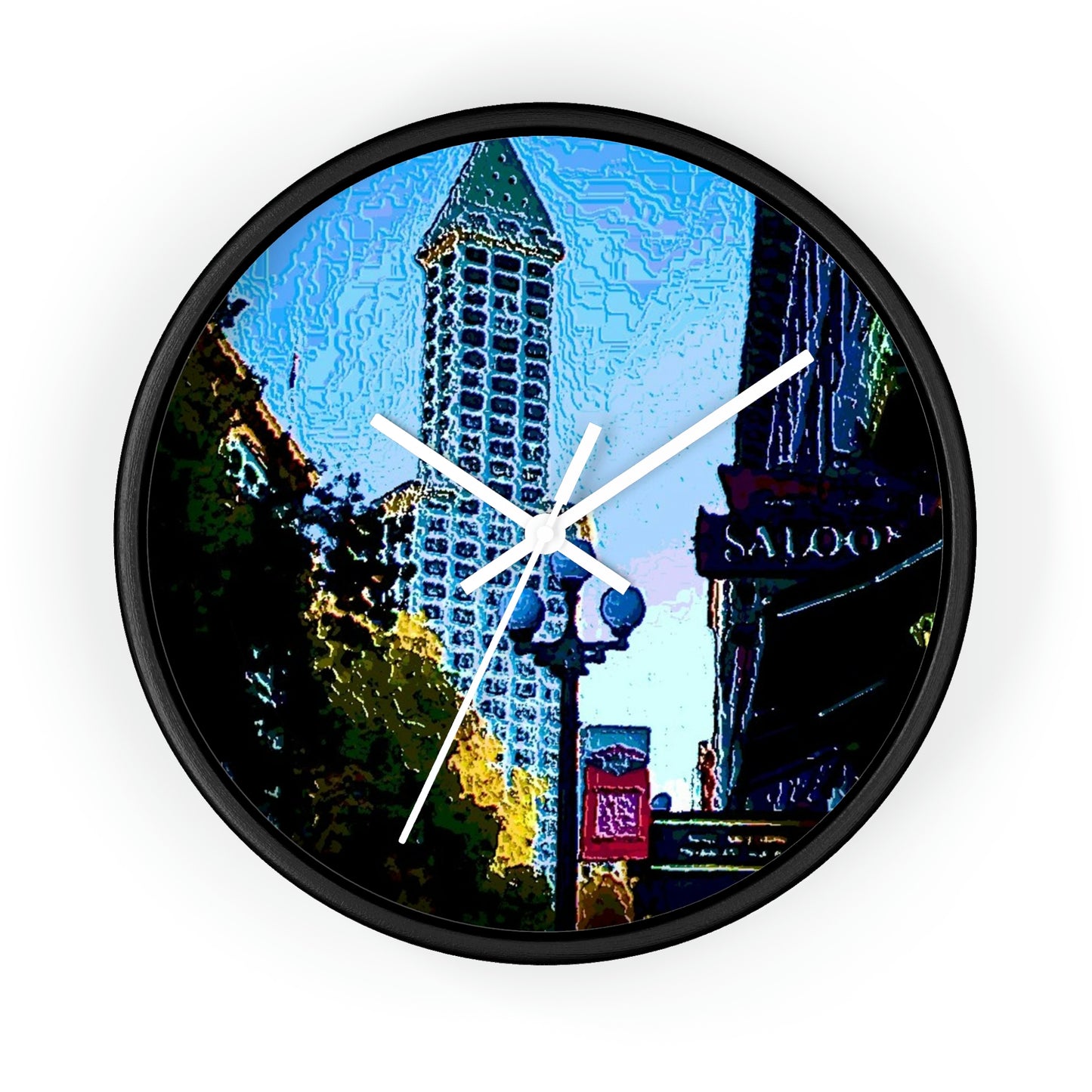 Wall clock ..  Pioneer Square & Smith Tower ... 'That World Famous View' ... Colleague Supplied Photo ... Original Works ...