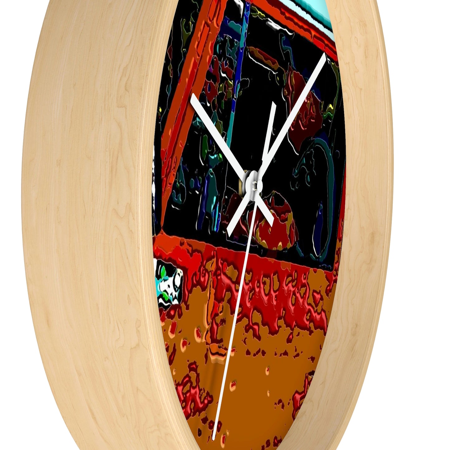Wall clock ... How-To-Drive-Idaho's-Mountain_Roads ... "Like A Professional" ... "Truckin' Like The Doo-Dah-Man" ...