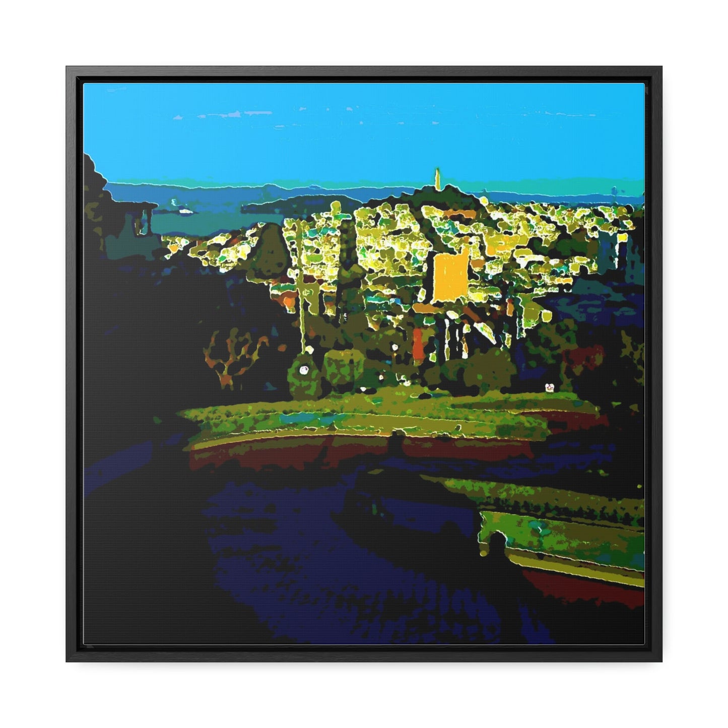 Gallery Canvas Wraps, Square Frame ...  "Lombard Street San Francisco, CA, USA" ... Family Archives 1970's ... Original Works ...