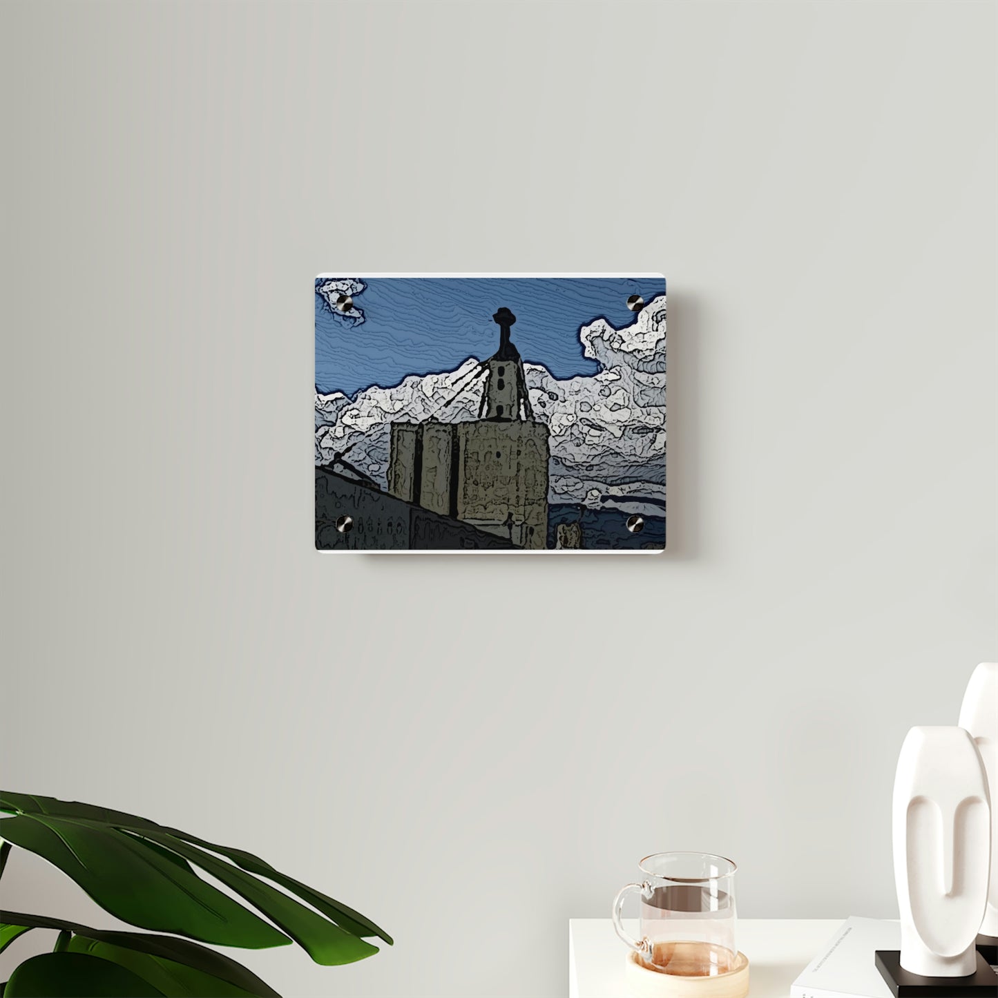 Acrylic Wall Art Panels ... "ICP: Idaho County Propane ... 'Production Facilities Grangeville, Idaho' ... "  Original Works: Rendering Time: 10 Hours ...