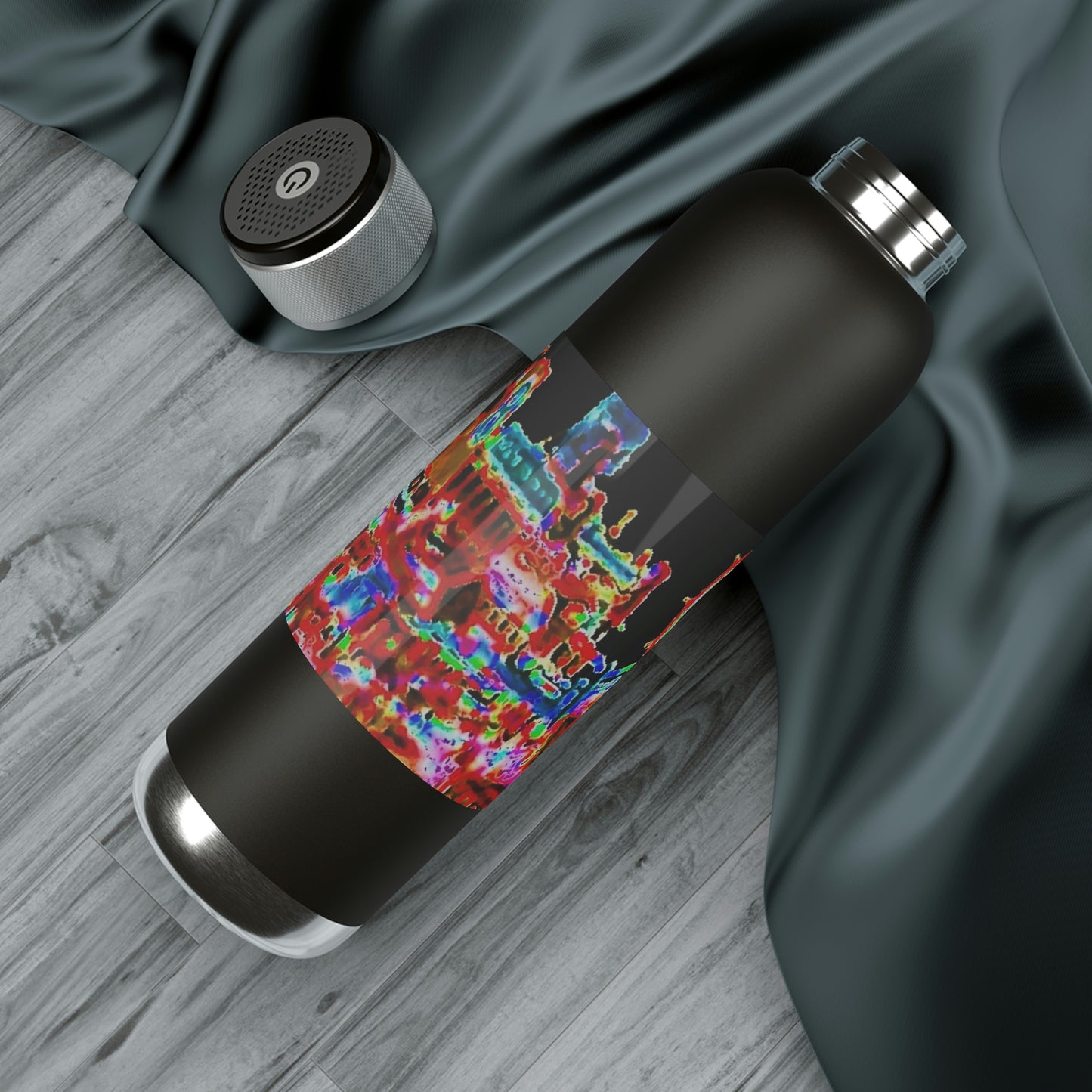 Soundwave Copper Vacuum Audio Bottle 22oz ... "No.9 Fishermen's Grotto - Fishermen's Wharf, SF, California" ... Family Archives: 1970's ... Original Works ...