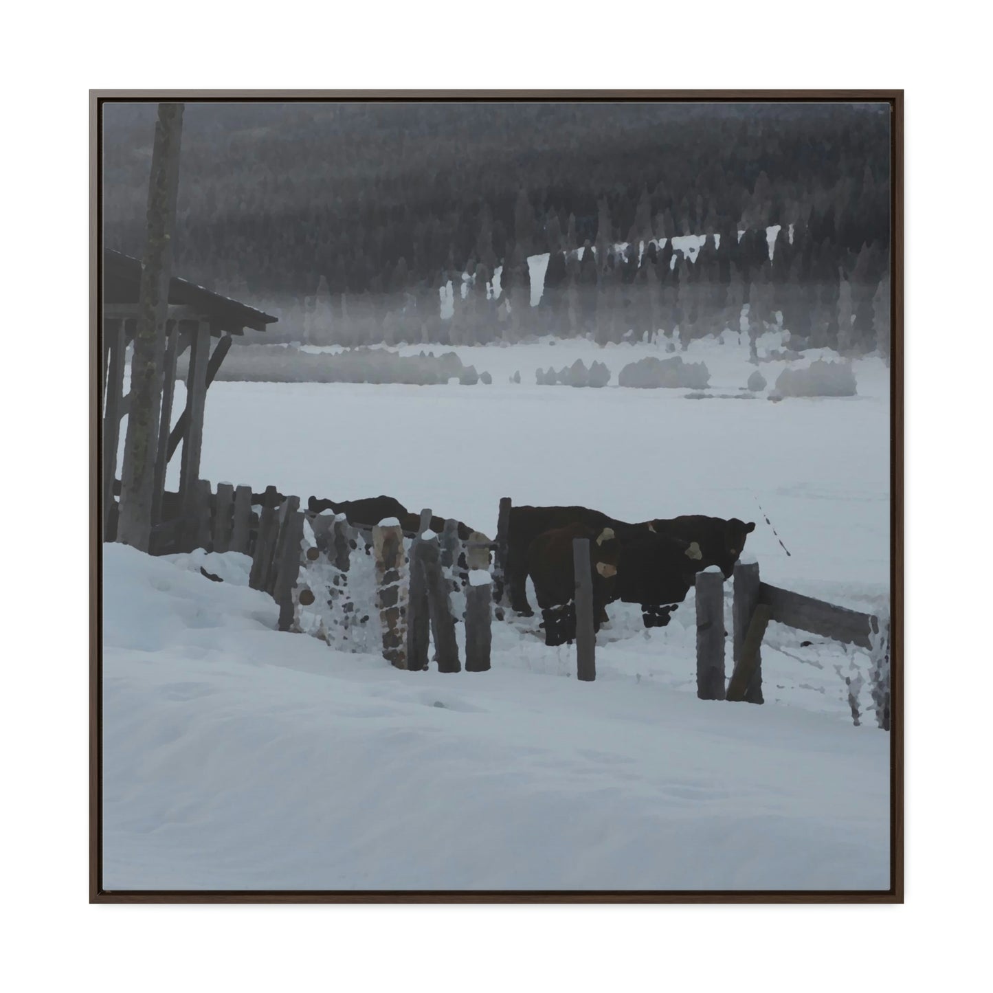 Gallery Canvas Wraps, Square Frame