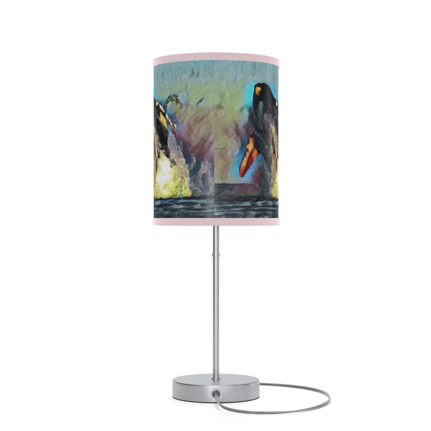 Lamp on a Stand, US|CA plug ... An Extraordinary Humpback Breach ... 'With Explosive Energy' ... Family Archives (KPH) ... Circa: 21st Century. Maui, HI ... Original Works ...