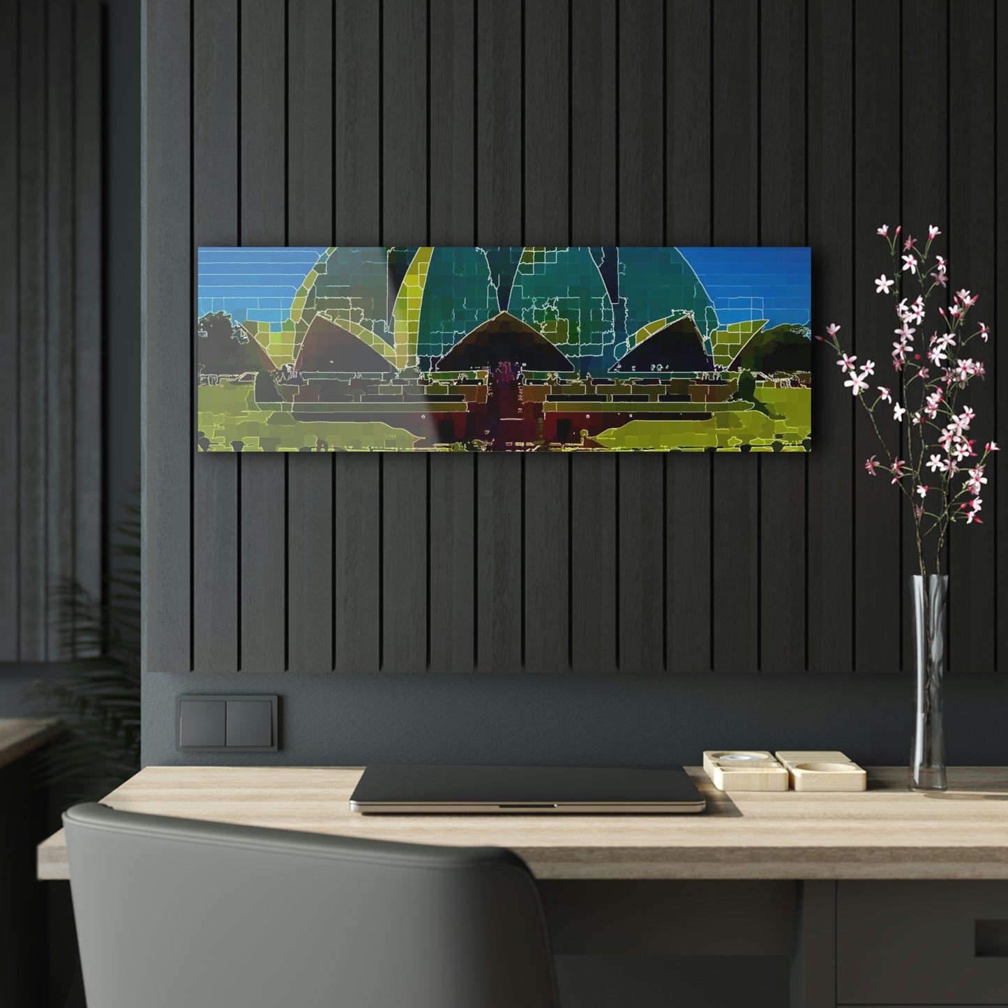 Acrylic Prints ... 'Bahai'i House-Of-Worship' ... "Lotus Temple: Delhi, India, 2008" ... Original Works ...