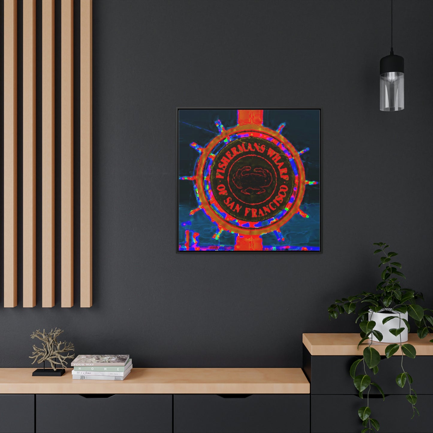 Gallery Canvas Wraps, Square Frame ... "No.9 Fishermen's Grotto - Fishermen's Wharf, SF, California" ... Family Archives: 1970's ... Original Works ...