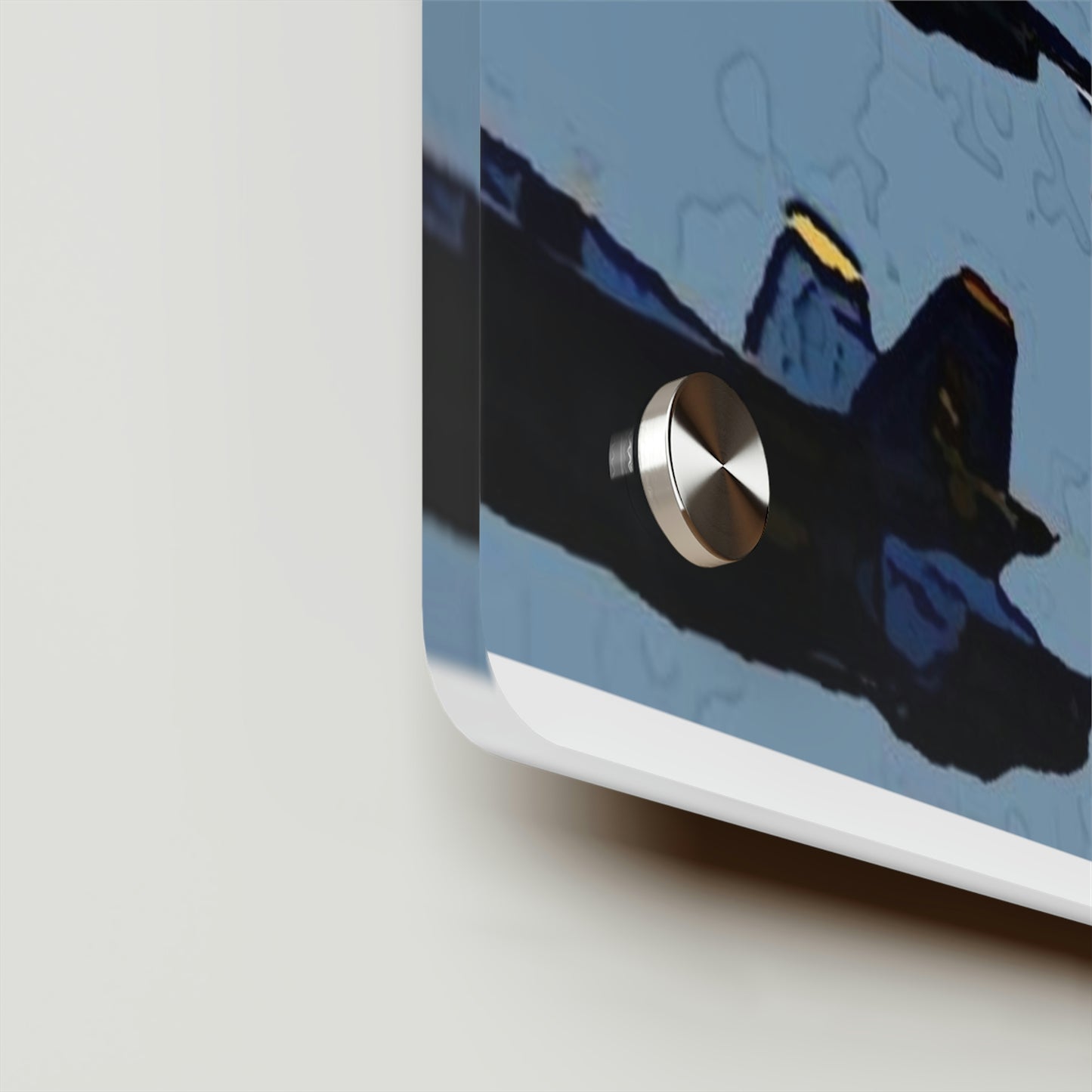 Acrylic Wall Art Panels ... Seattle Seafair ..."Blue Angels Run Over Lake Washington" ... Circa Mid 1980's ... Dr FJ Holt ... Original Works ...