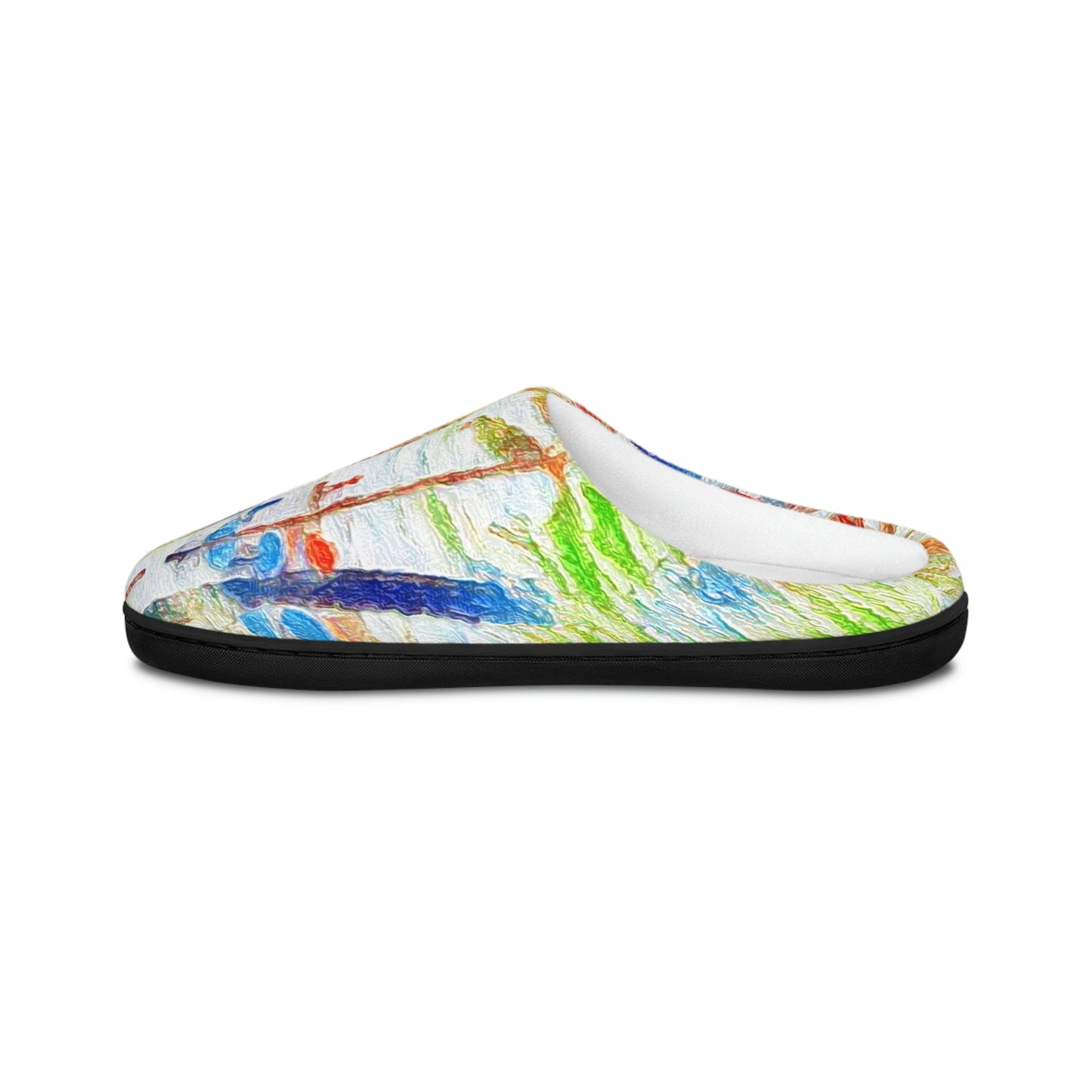 Men's Indoor Slippers ... "The Royal Hawai'ian: Waikiki Beach_Beach" ... Honolulu, HI ... October 2014 (Halloween) ... Original Works ...